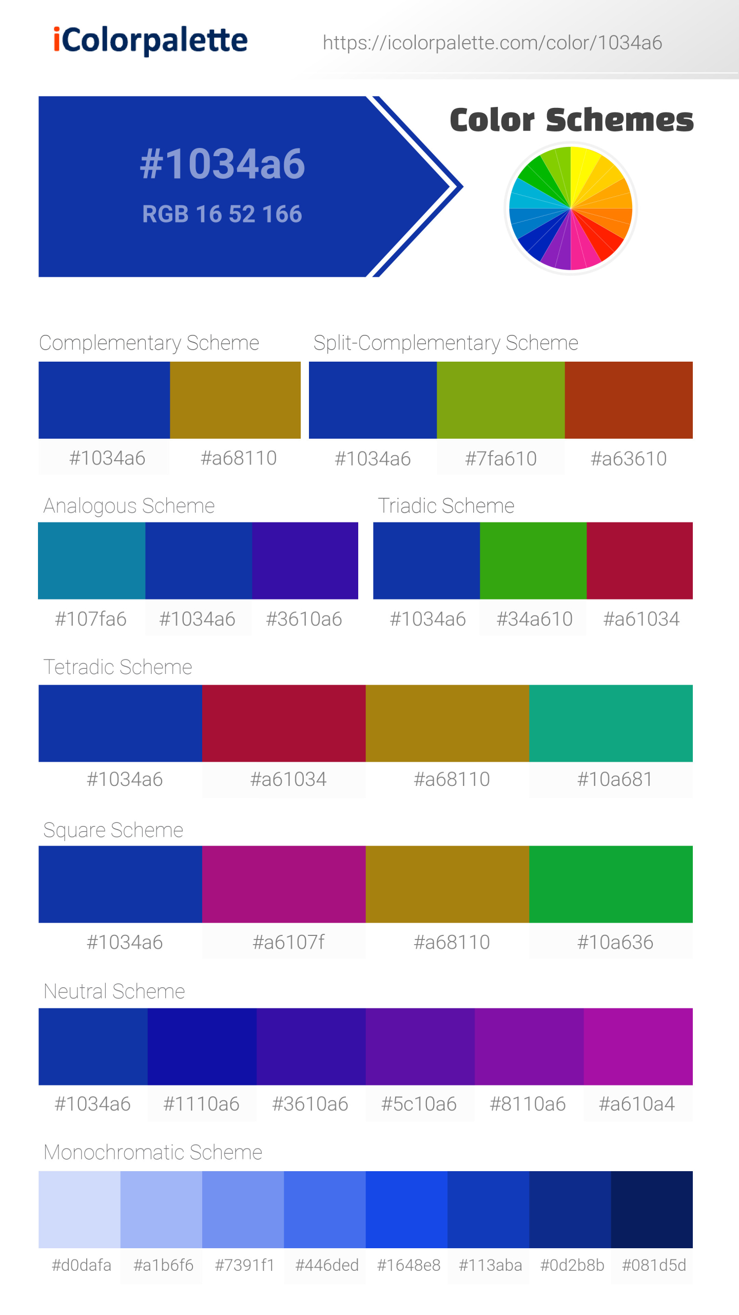 Egyptian Blue information Hsl Rgb Pantone