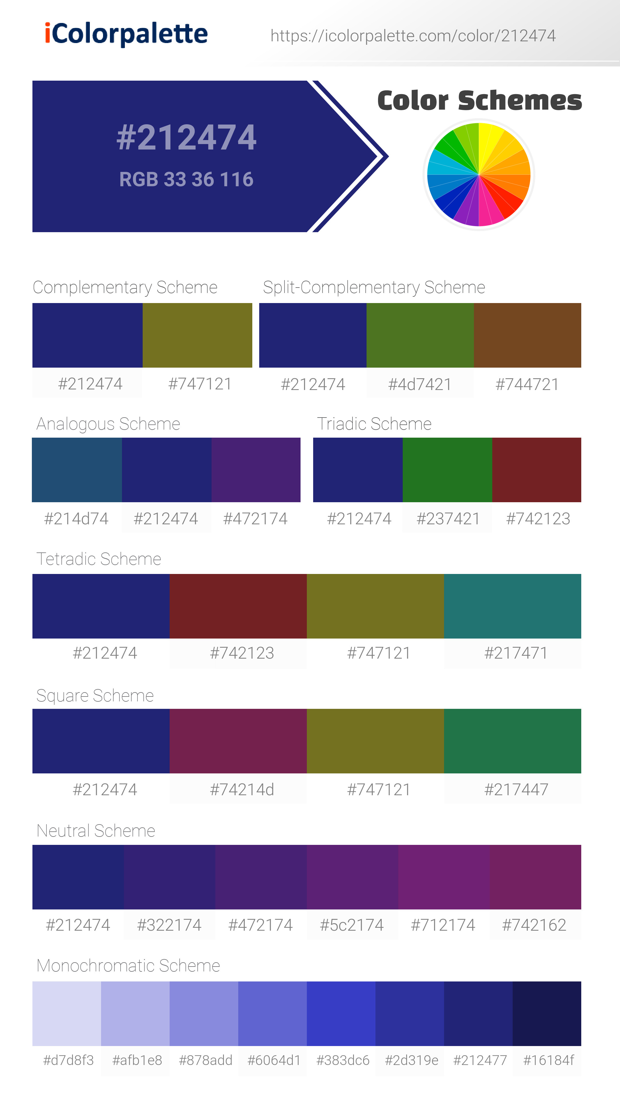 Snorlax ( similar ) Color | 212474 information | Hsl | Rgb | Pantone