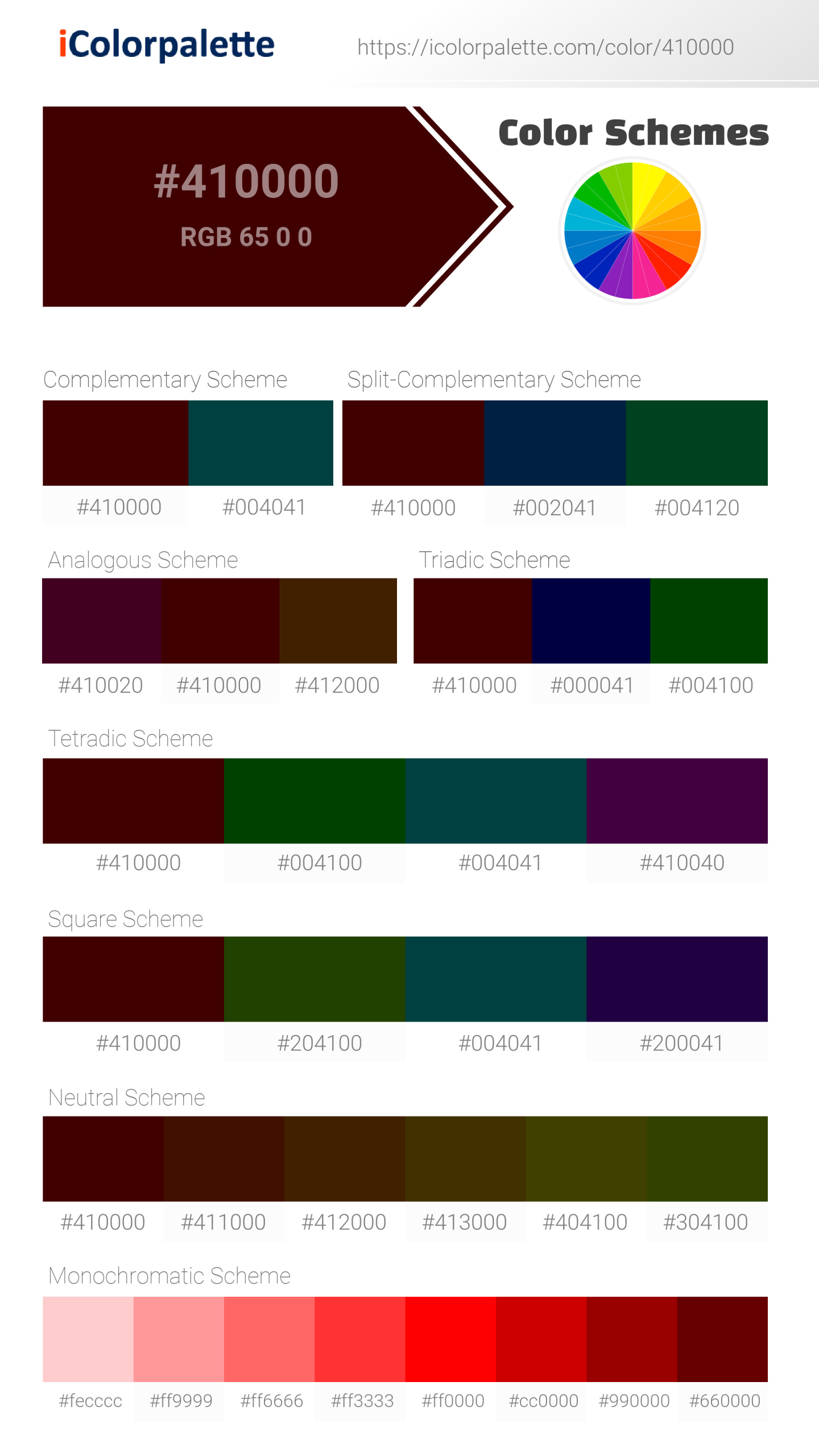 Biltong (similar) Color | 410000 information | Hsl | Rgb