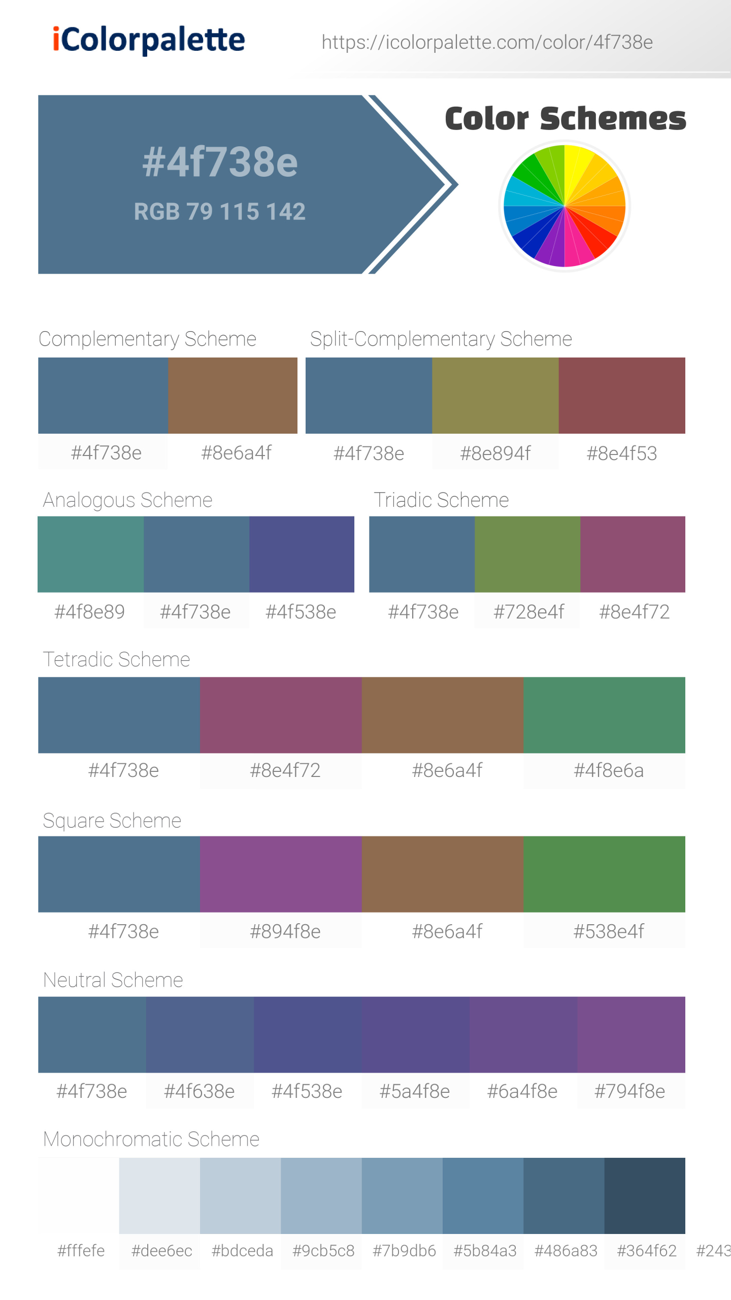 Metallic Blue information Hsl Rgb Pantone