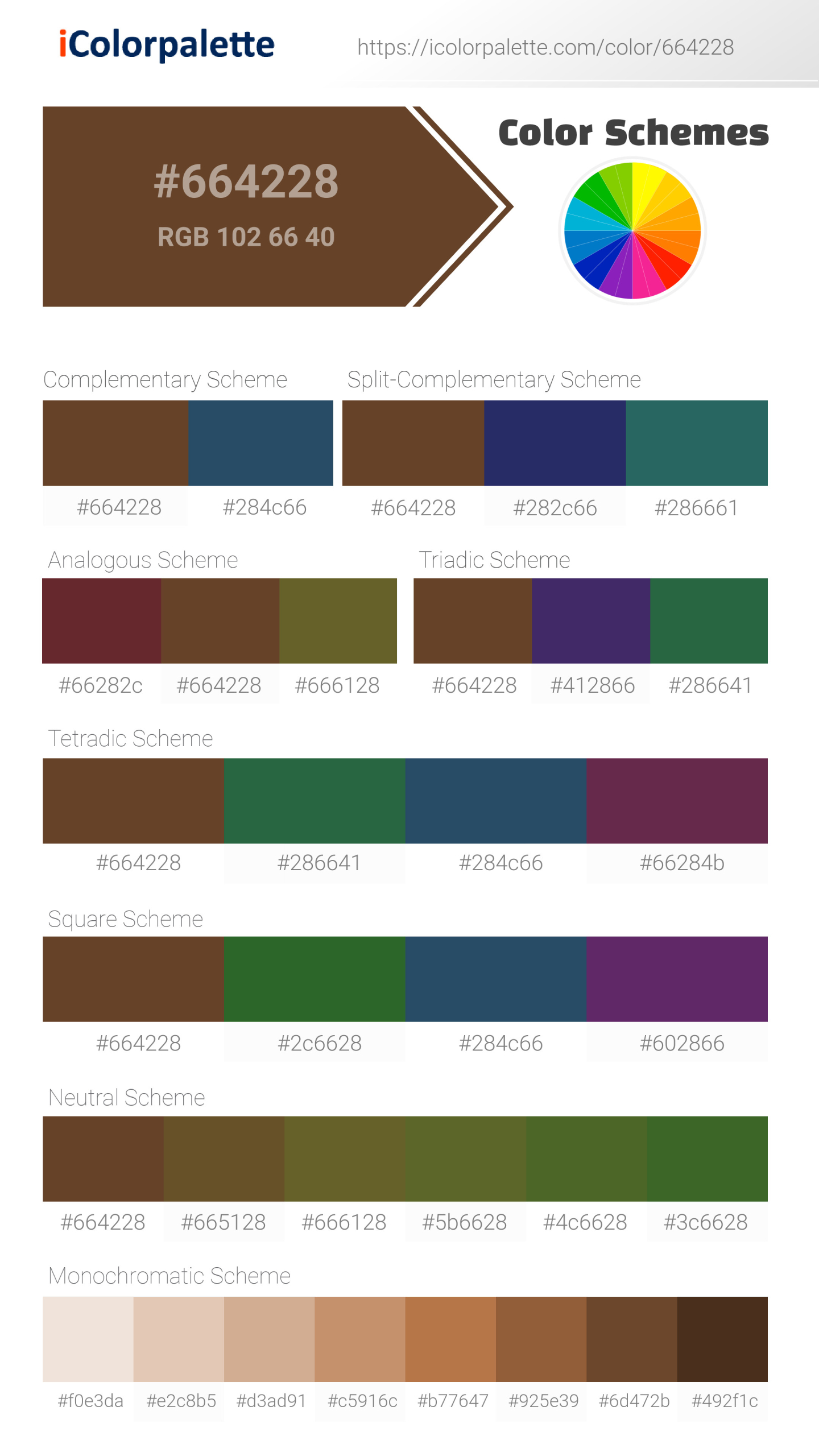 Van Dyke Brown information Hsl Rgb Pantone