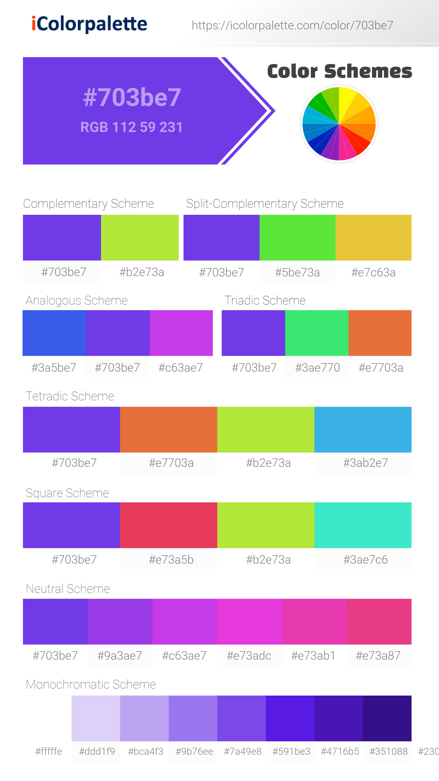 Bluish Purple information Hsl Rgb Pantone