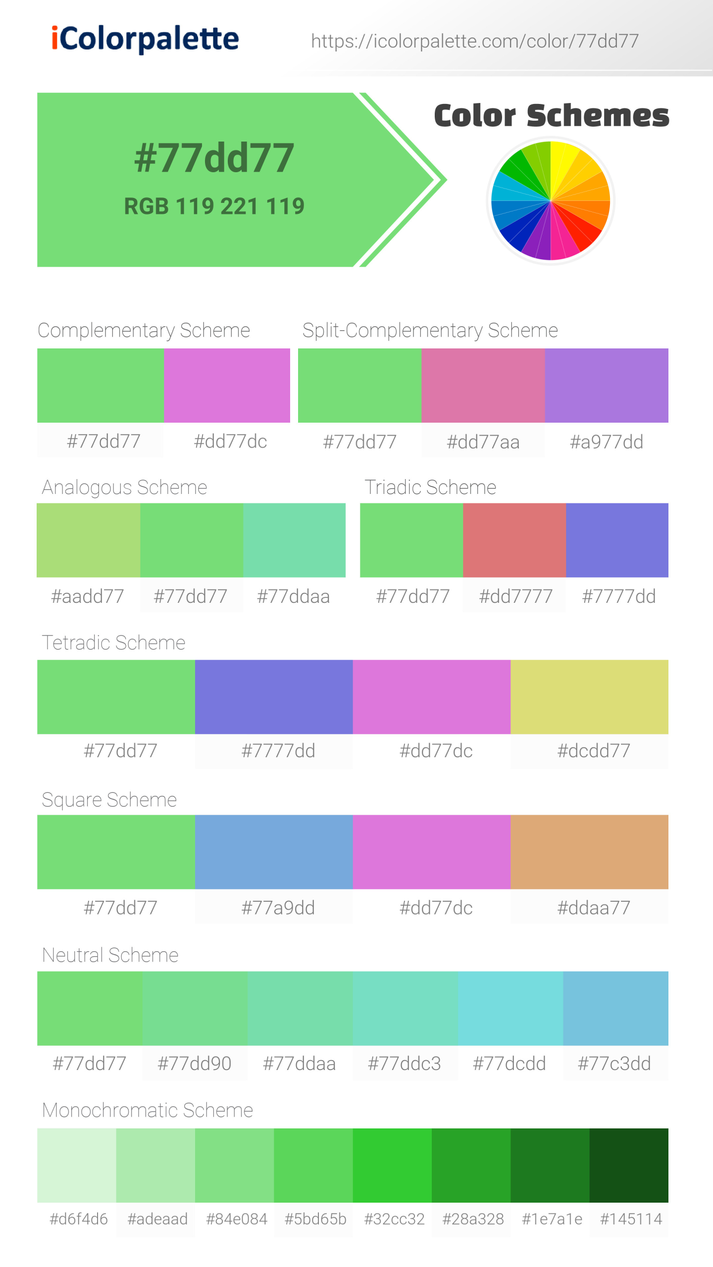 Pastel Green information Hsl Rgb Pantone