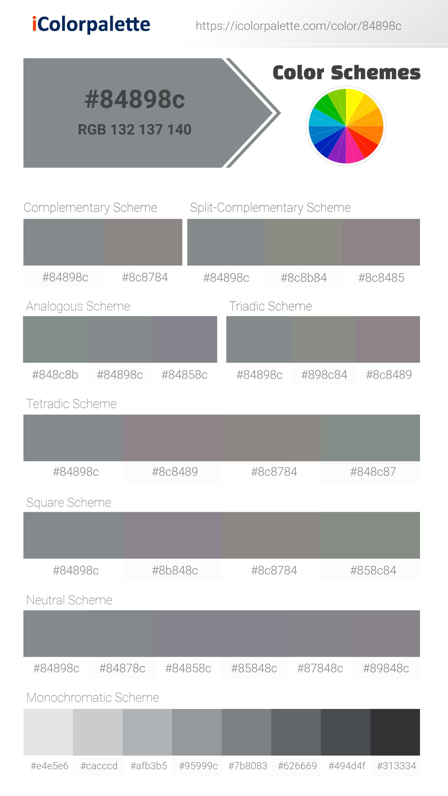 pantone-17-4405-tcx-monument-color-hex-color-code-84898c-information
