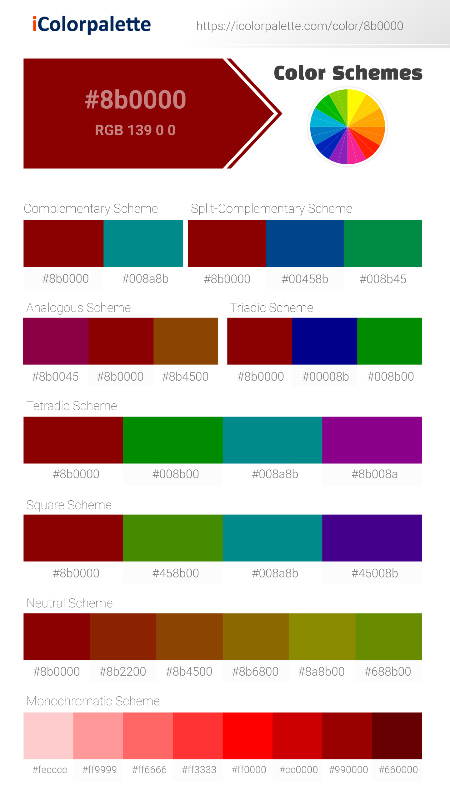 Red information | | Rgb | Pantone