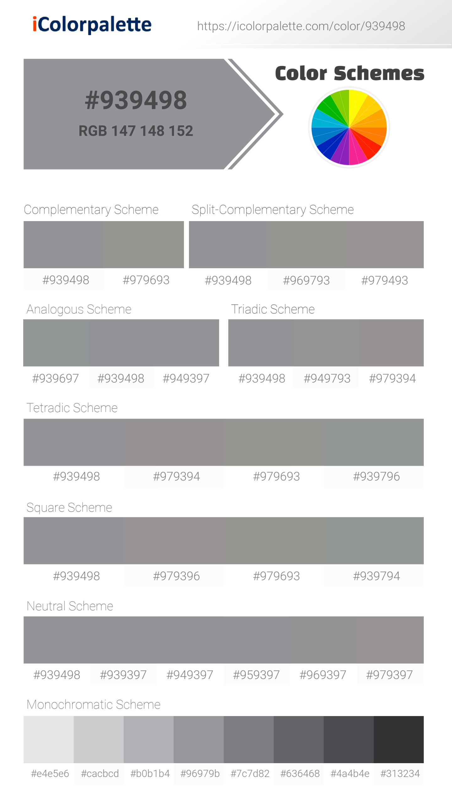 Aircraft Exterior Grey information Hsl Rgb Pantone
