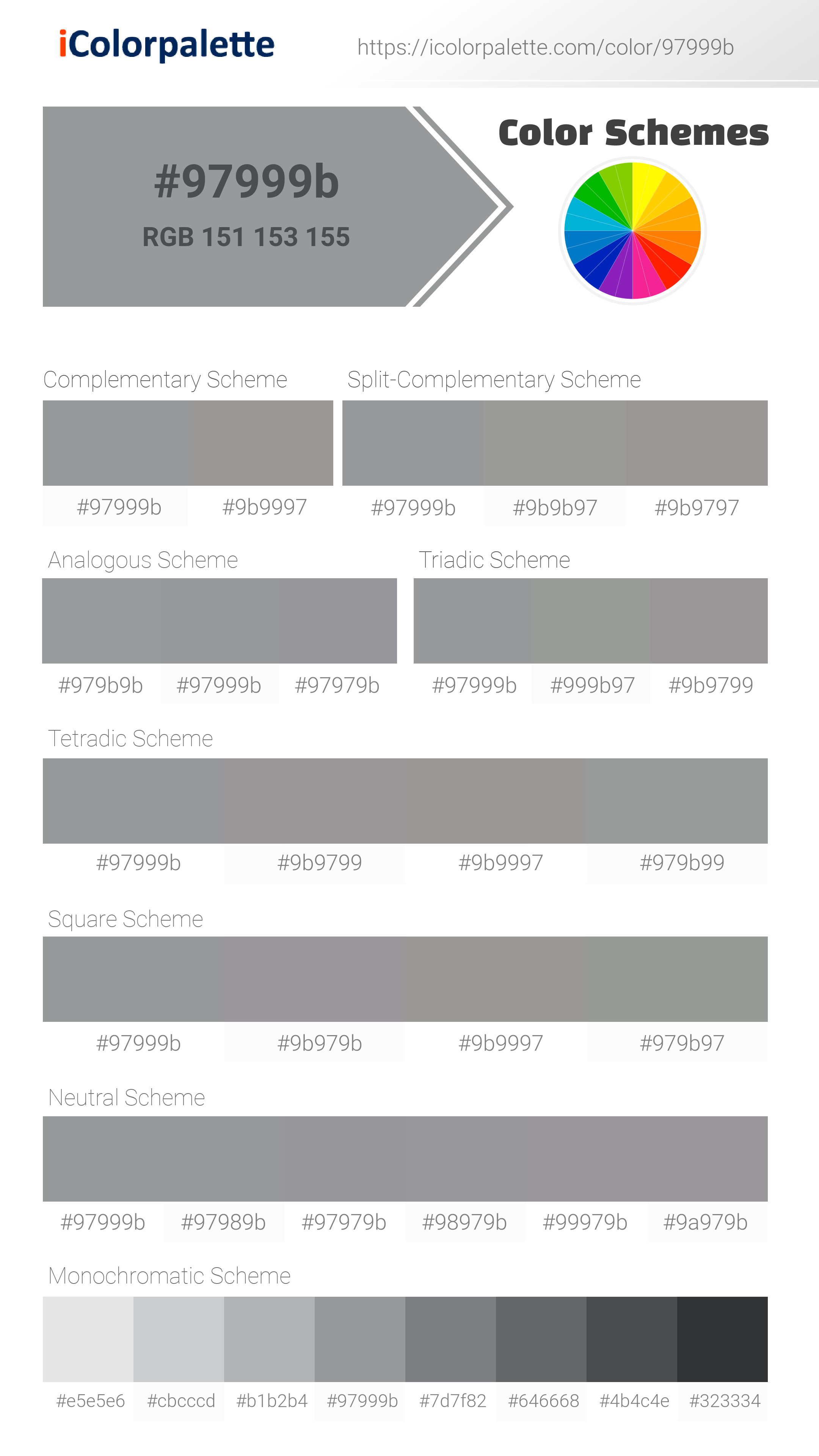 PANTONE Cool Gray C Color Palettes And Color Scheme, 56% OFF