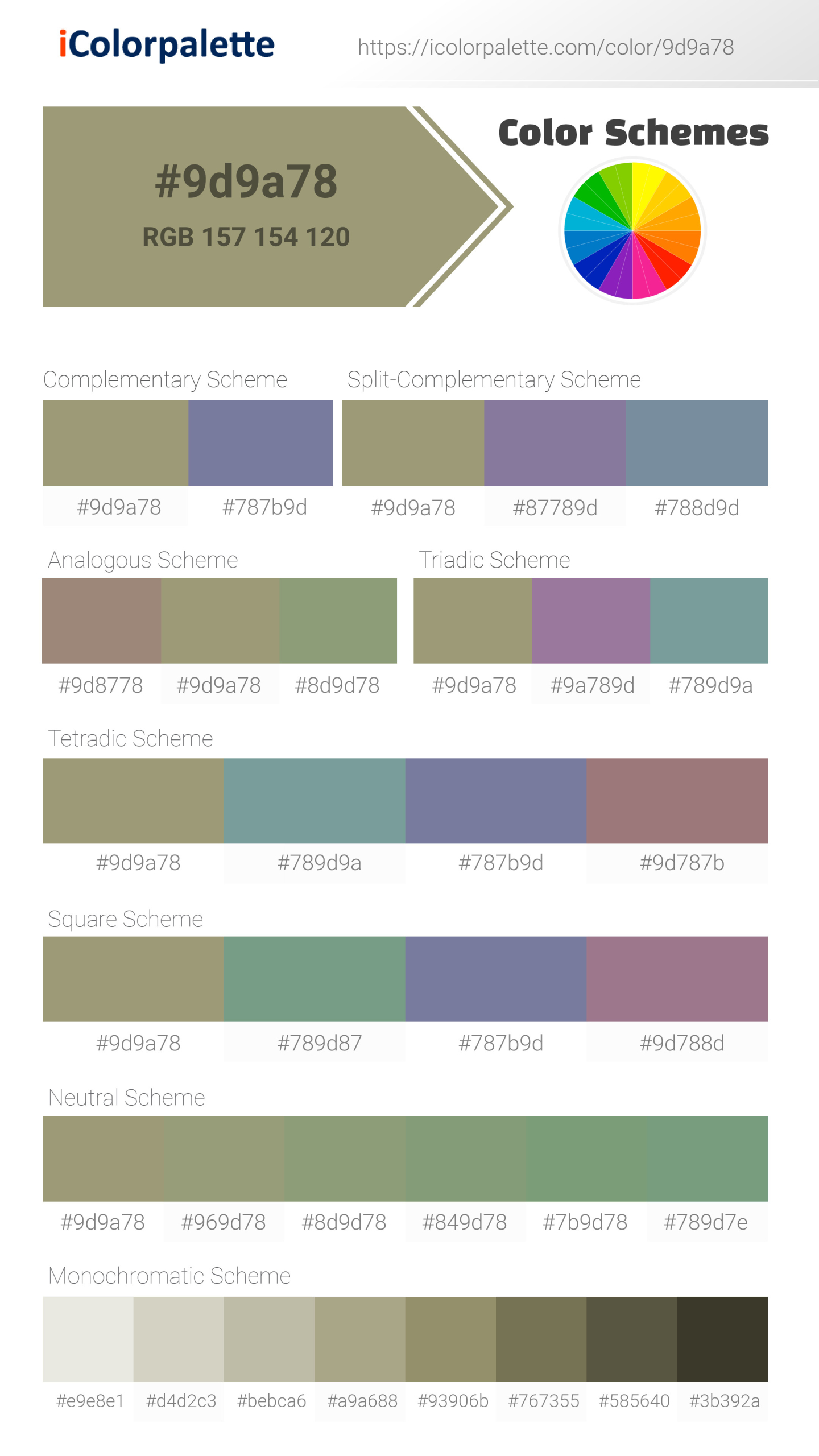 Hex Color Code 9d9a78 Pantone 451 Up Color Information Hsl Rgb Pantone Hex Color Code 9d9a78 Pantone 451 Up Color Information Hsl Rgb Pantone