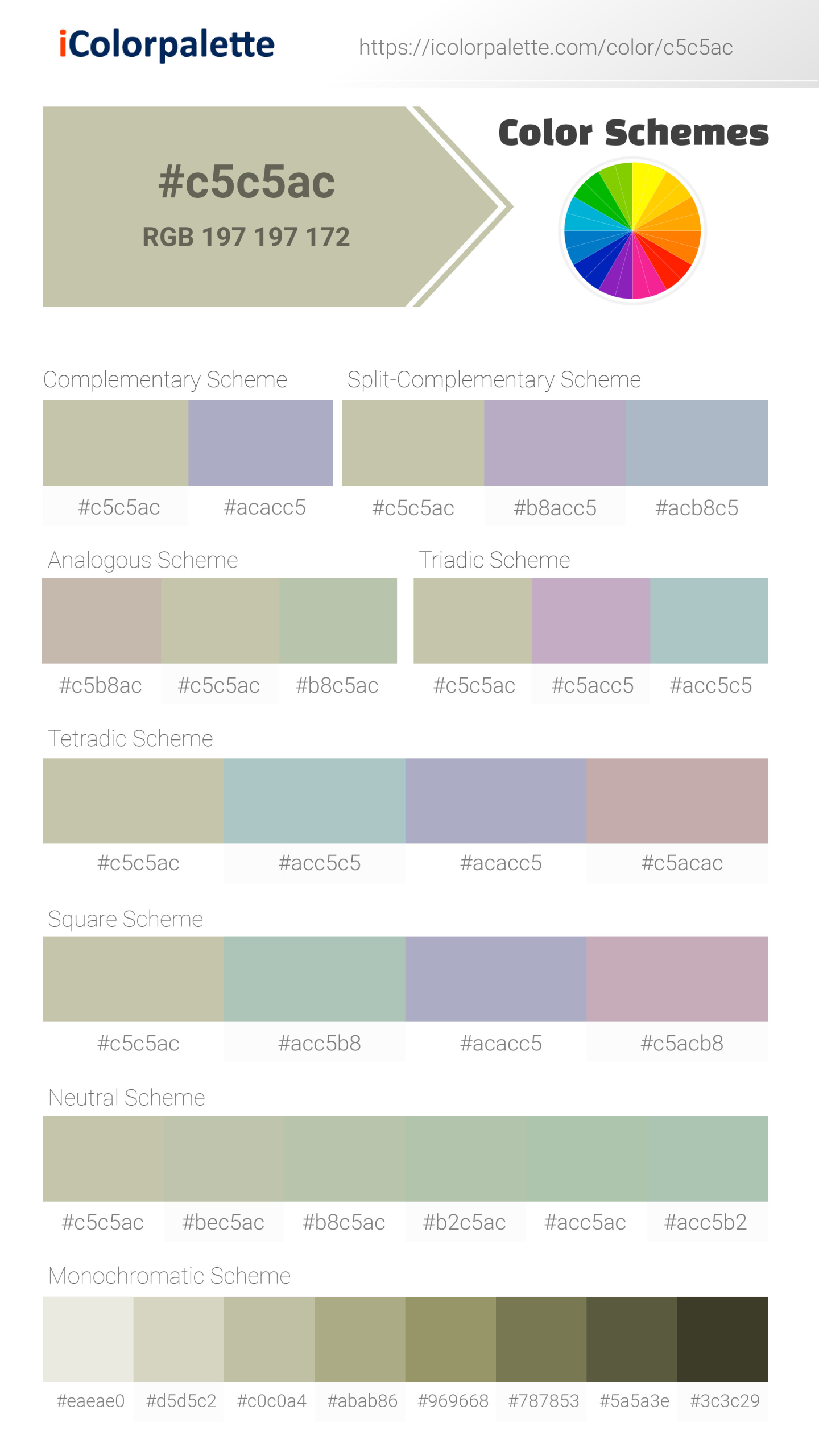 Tame Thyme information Hsl Rgb Pantone