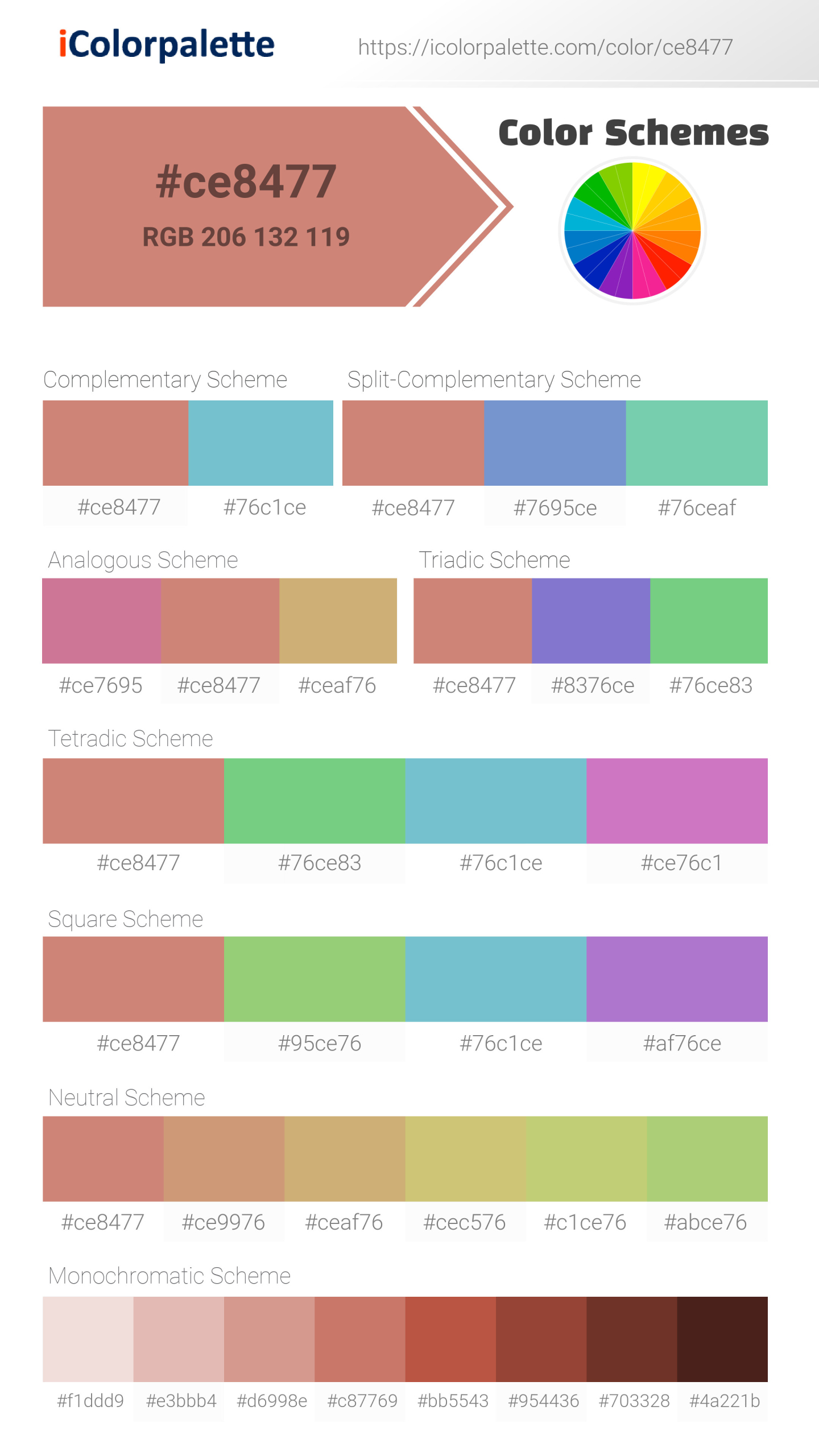 Pantone 16-1431 Tcx Canyon Clay Color | Hex color Code