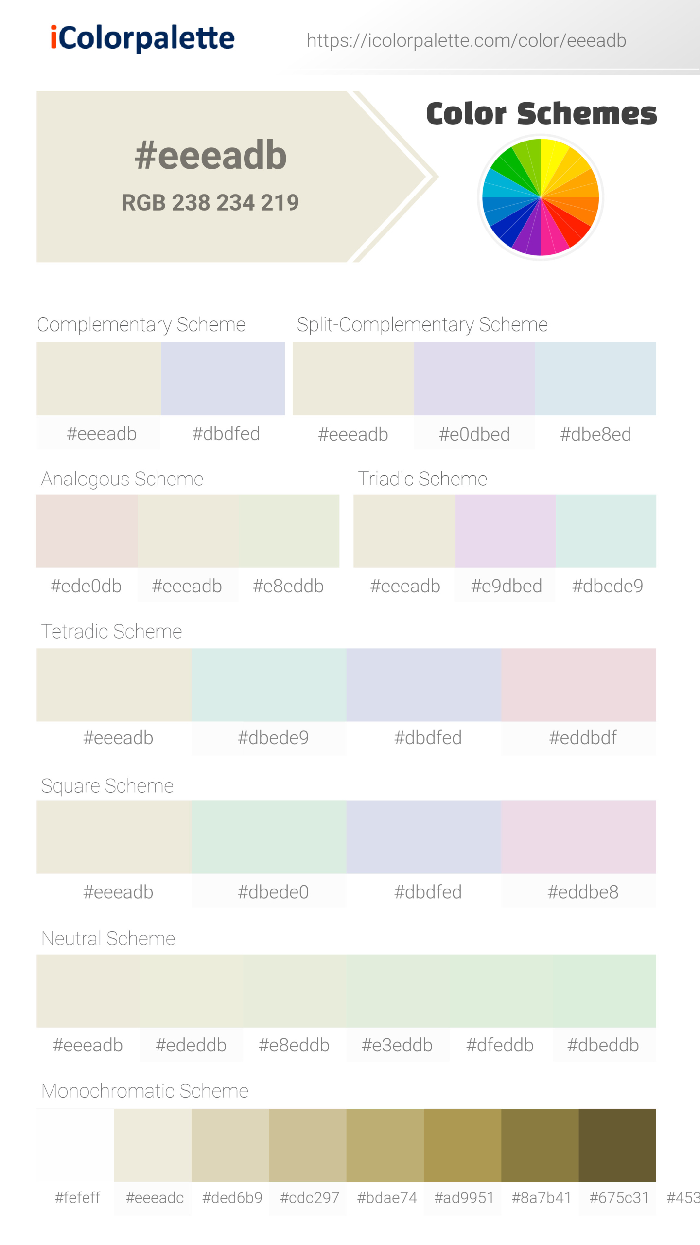 pantone-11-0606-tpg-pristine-color-hex-color-code-eeeadb-information
