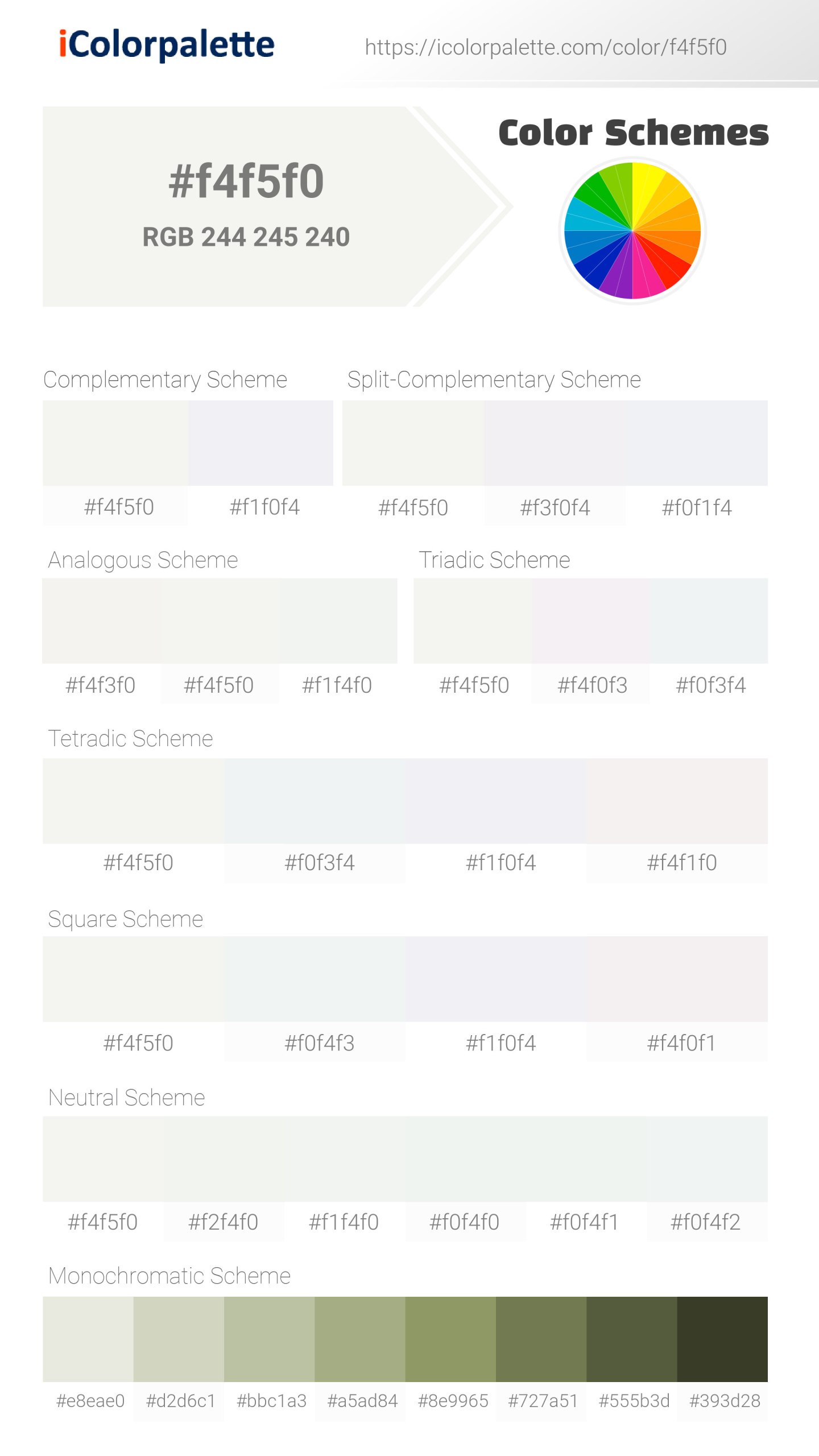 White Pms Color Chart
