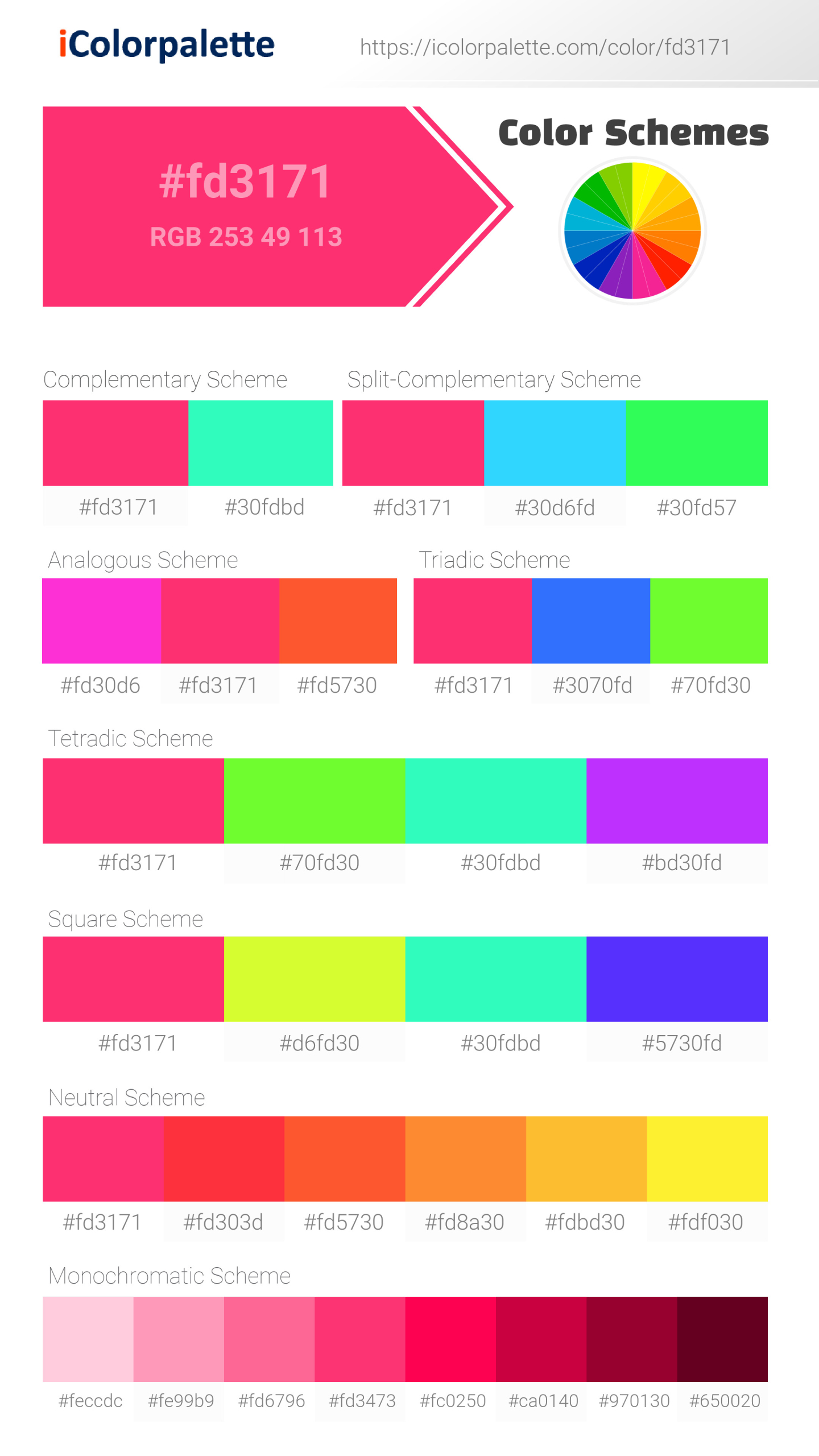 chinese new year palette