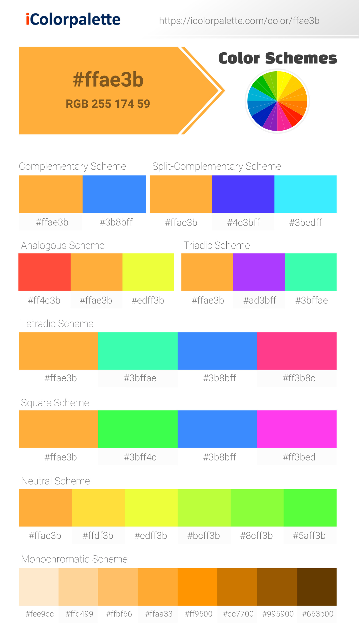 Pantone 1235 U Color Hex Color Code Ffae3b Information Hsl Rgb Pantone Pantone 1235 U Color Hex Color Code Ffae3b Information Hsl Rgb Pantone