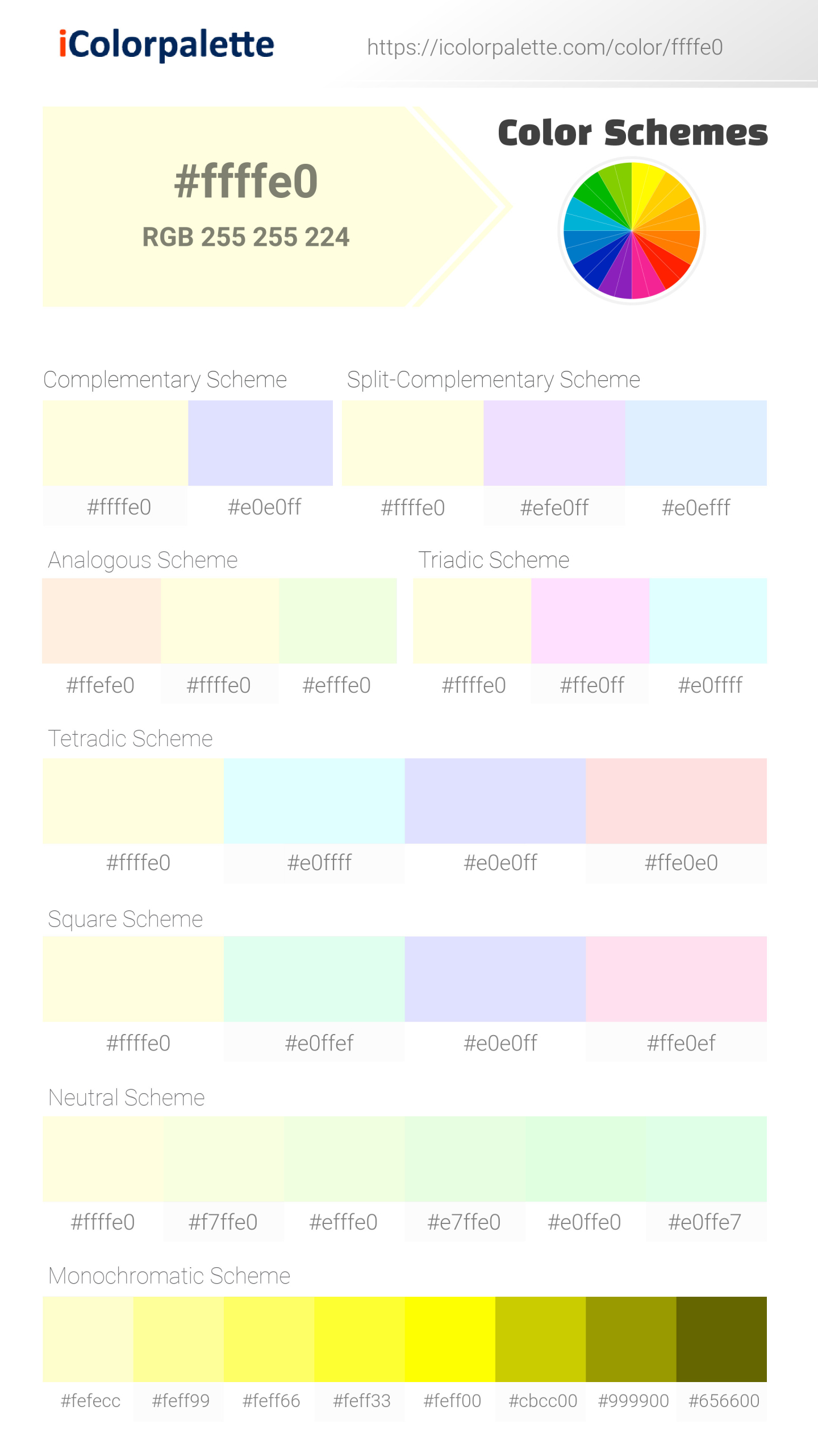 Light Yellow Information Hsl Rgb Pantone light-yellow-information-hsl-rgb-pantone