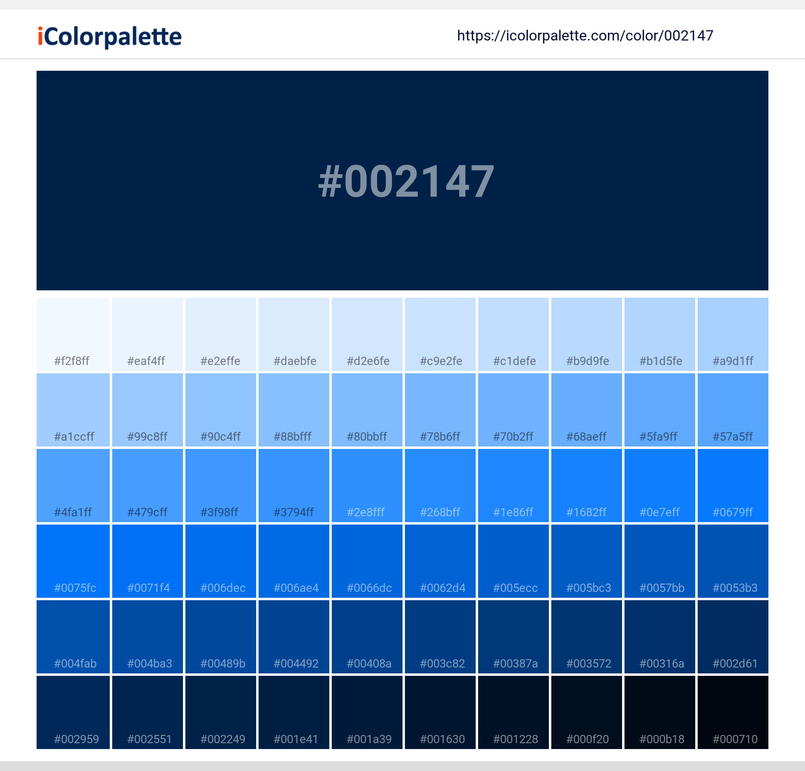 Hex Color Code Oxford Blue Color Information Hsl Rgb Pantone