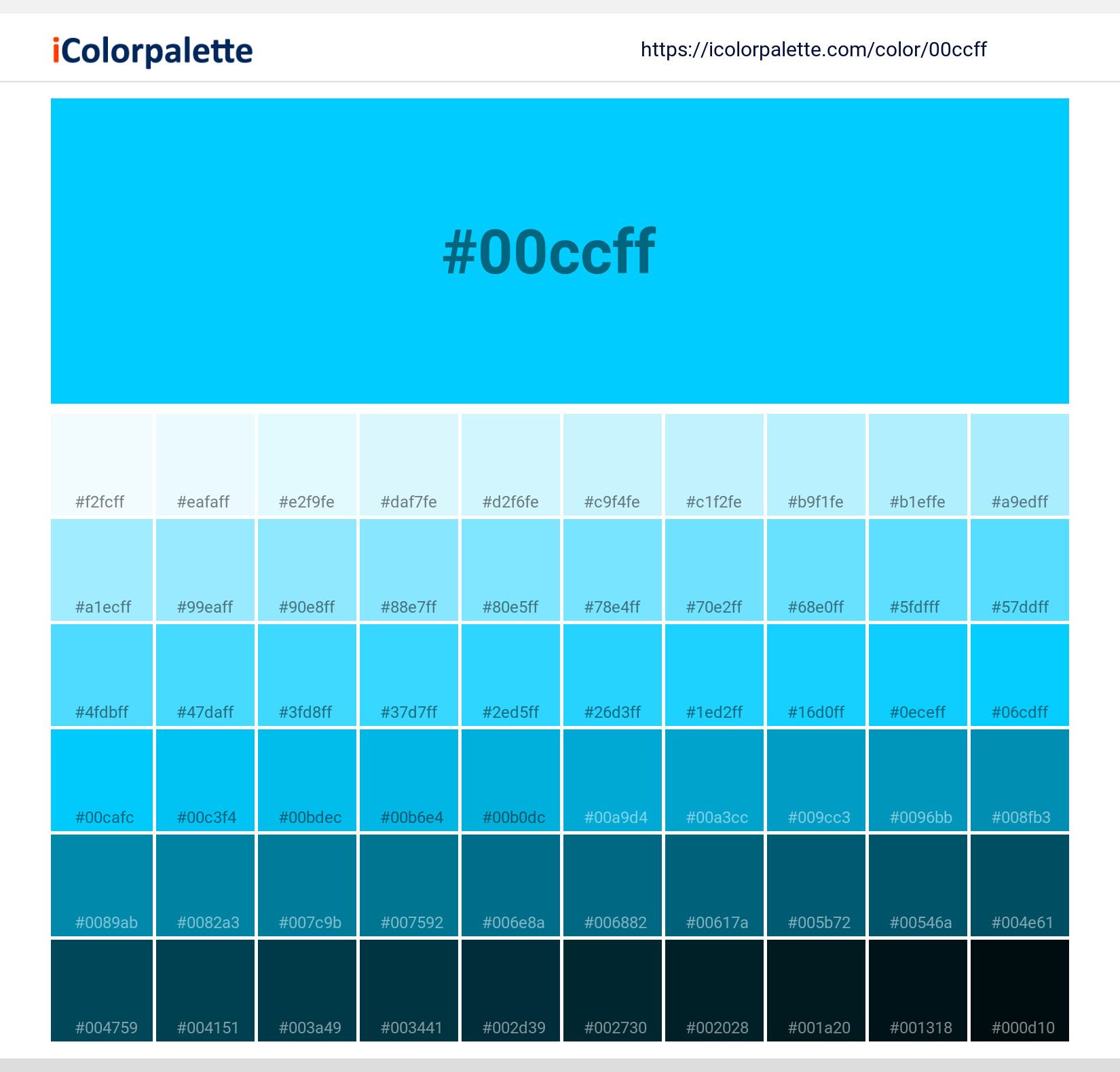 vivid-sky-blue-color-00ccff-information-hsl-rgb-pantone