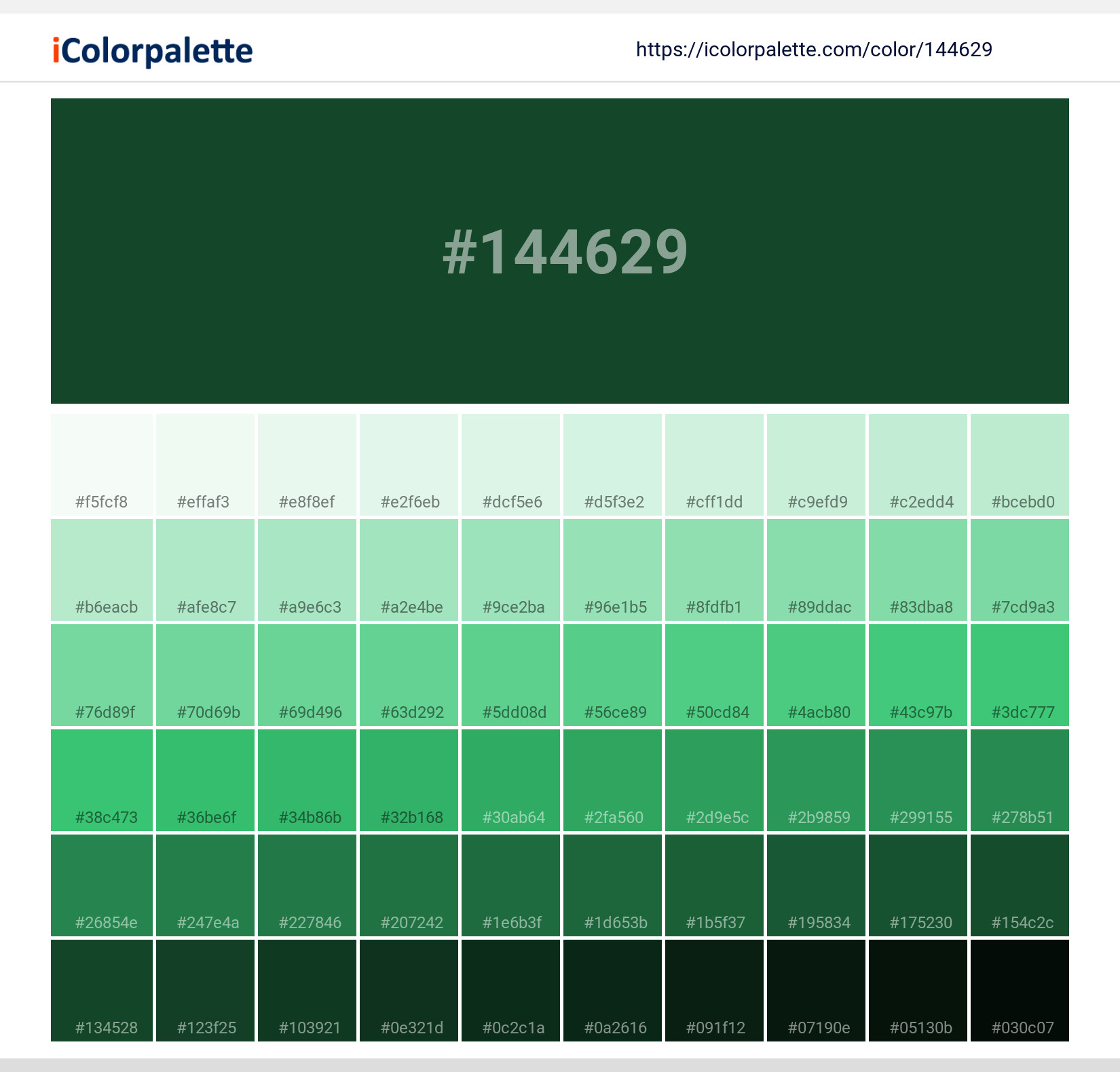 Zucchini (similar) Color | 144629 information | Hsl | Rgb | Pantone