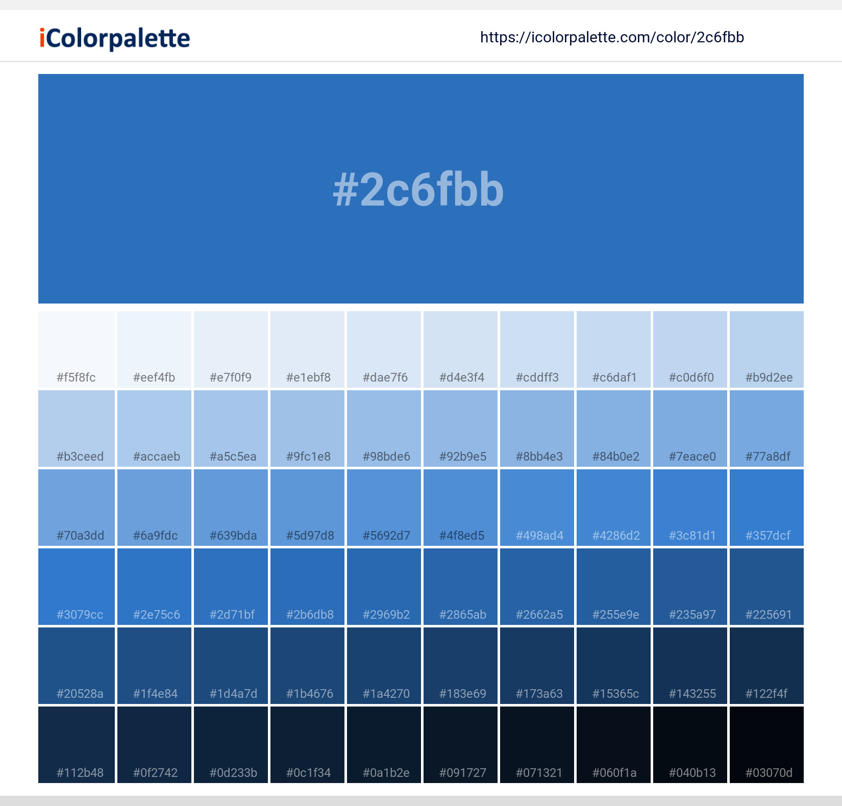 Matt Blue Information Hsl Rgb Pantone