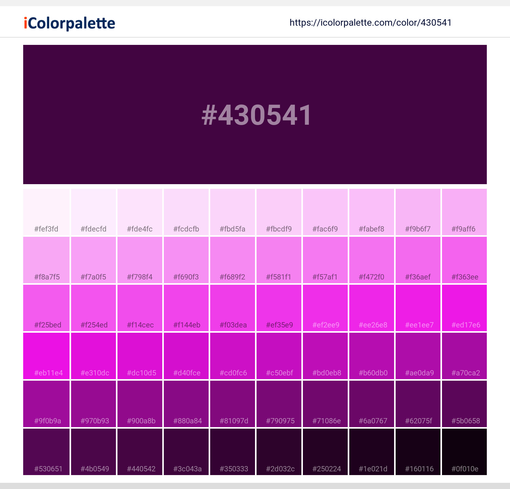 Eggplant information Hsl Rgb Pantone