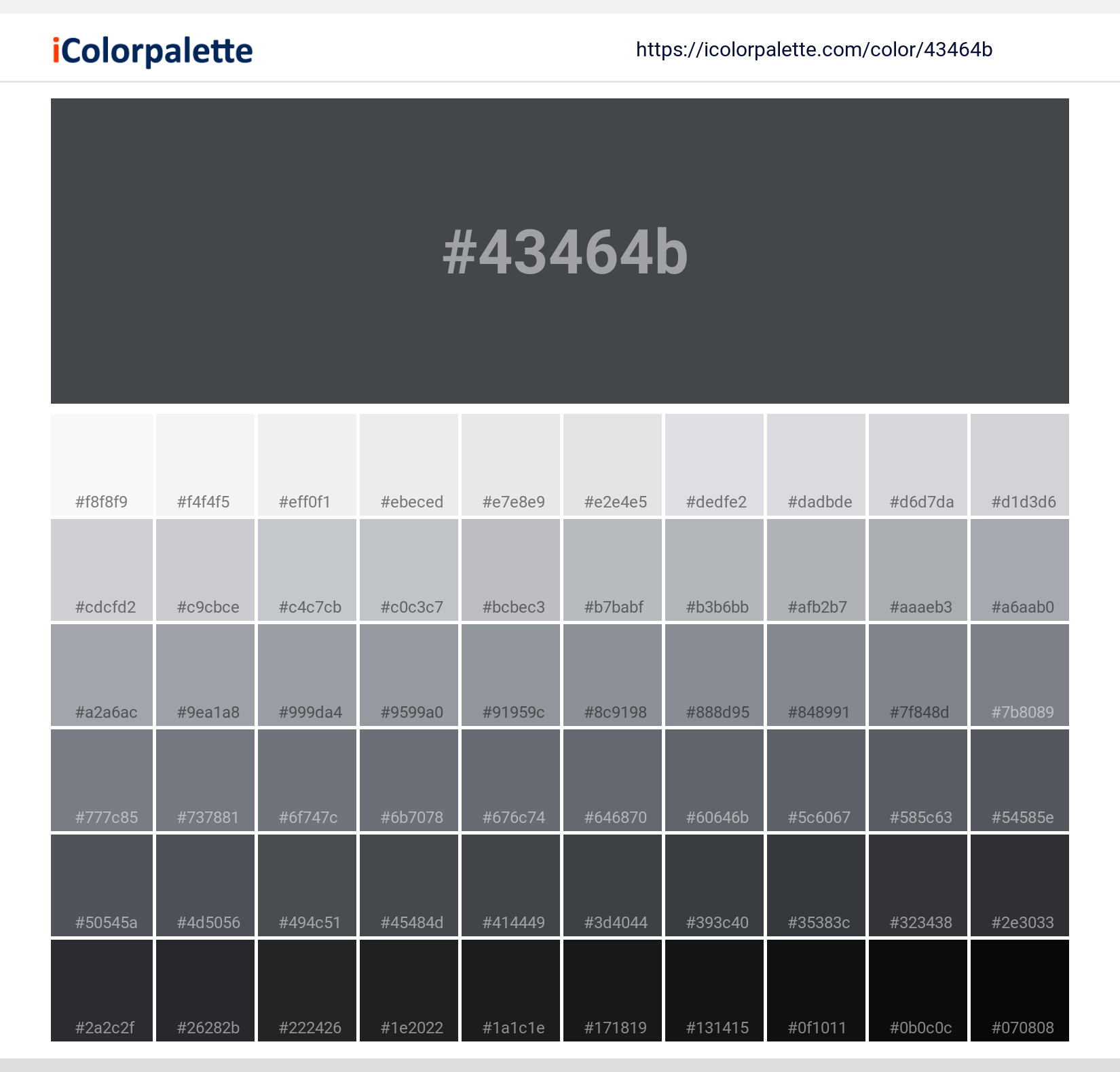 Steel Gray Color, Codes and Facts – HTML Color Codes