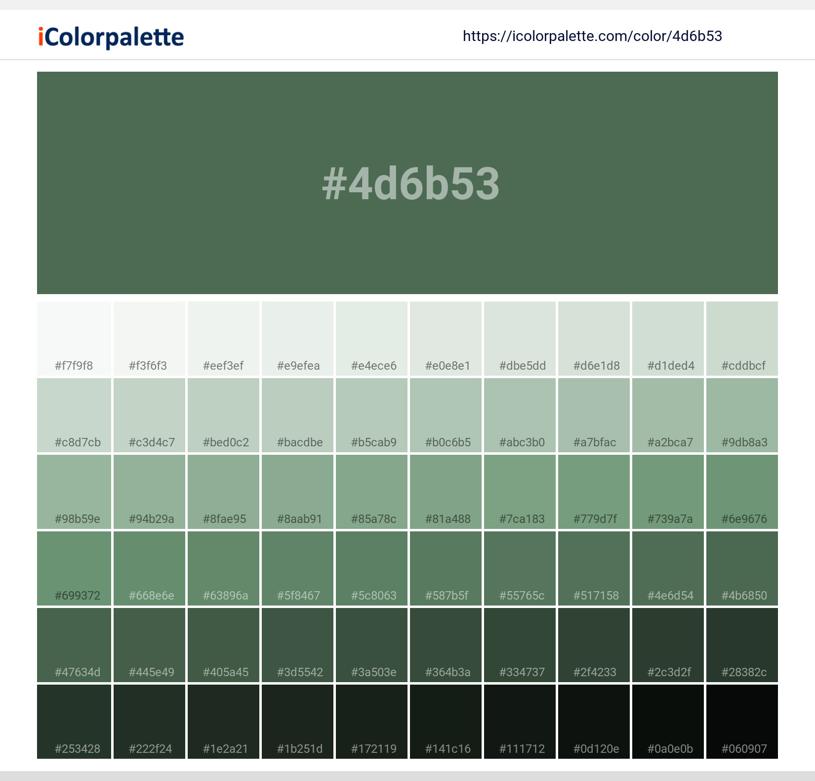 Medium Grey Green information, Hsl, Rgb