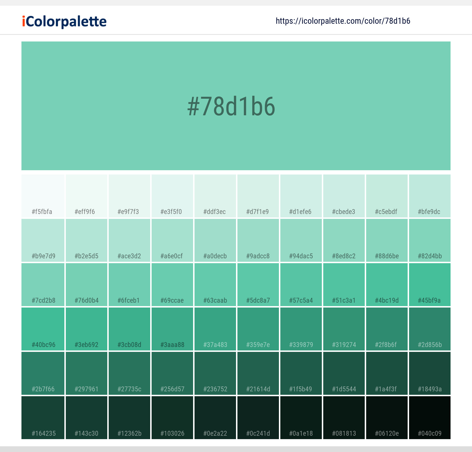 Seafoam Blue Information Hsl Rgb Pantone