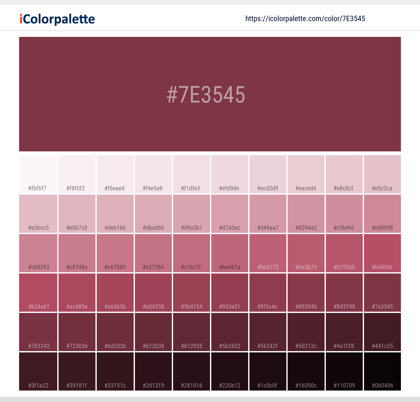 Pantone 195 Cp Color Hex Color Code 7e3545 Information Hsl Rgb Pantone Pantone 195 Cp Color Hex Color Code 7e3545 Information Hsl Rgb Pantone