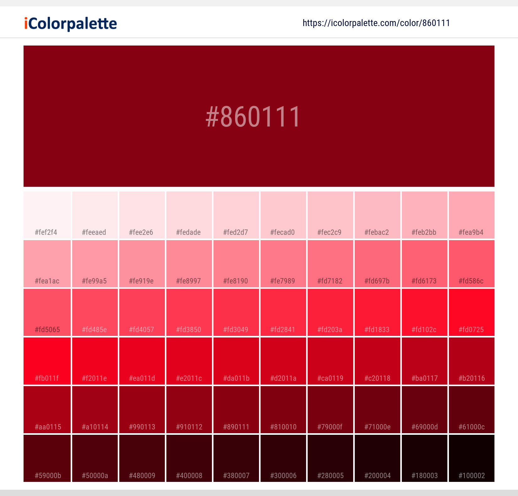 Red Devil information Hsl Rgb Pantone