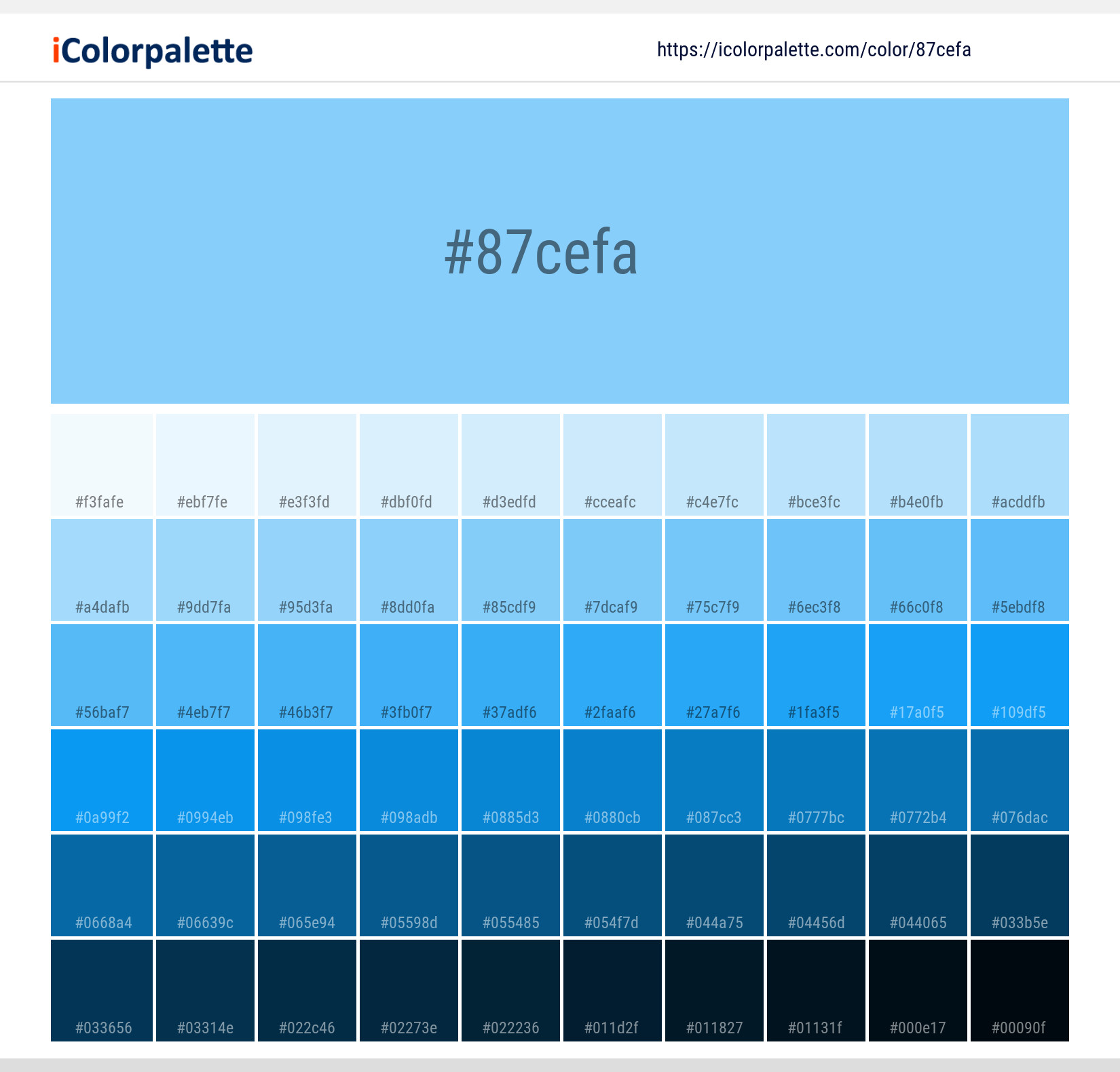 Light Sky Blue Information Hsl Rgb Pantone Light Sky Blue Information Hsl Rgb Pantone