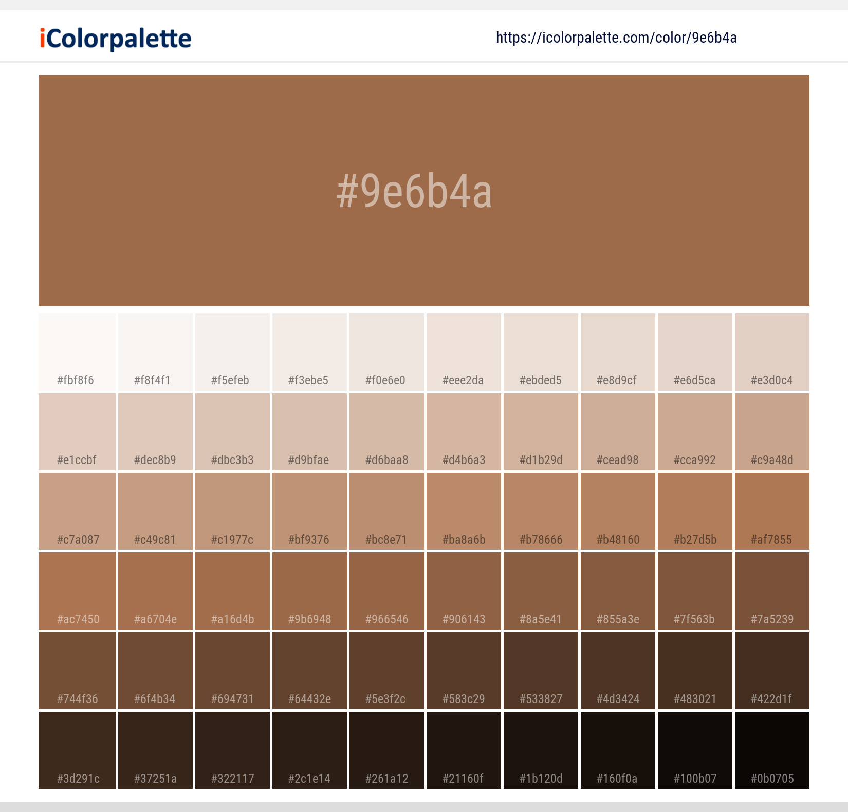 Brown Eye Color Hex Code