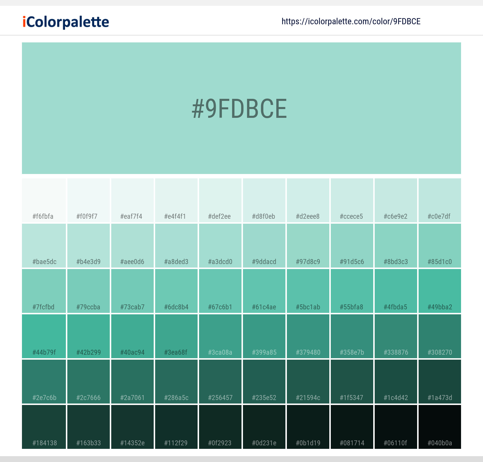 pantone-13-5409-tpx-yucca-color-hex-color-code-9fdbce-information