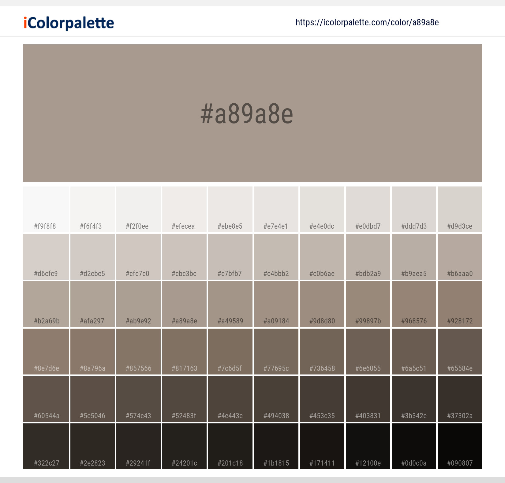 Pantone 16-1407 Tcx Cobblestone Color | Hex color Code