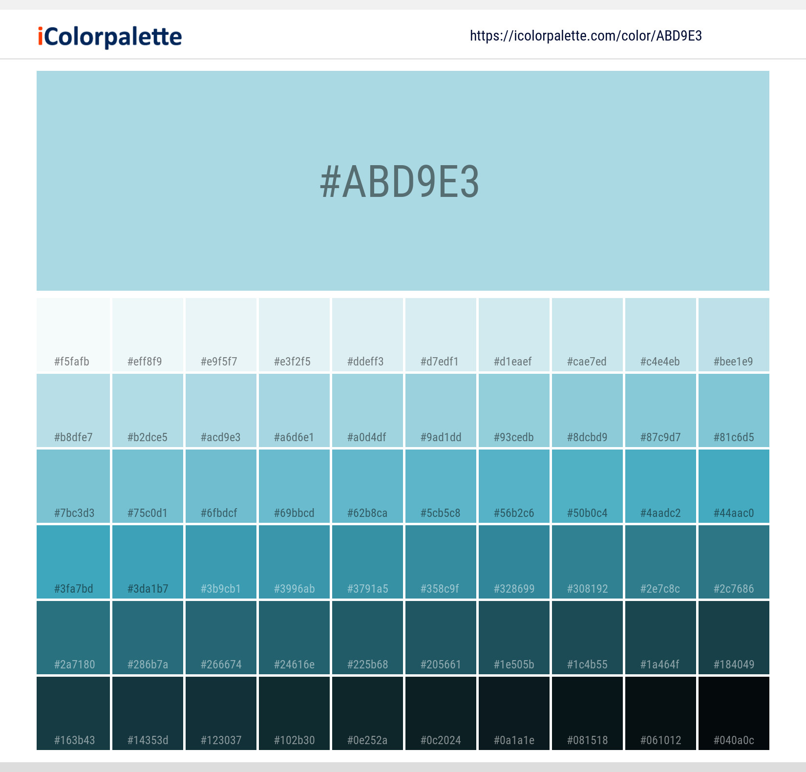 PANTONE 色見本(KIJI) Pantone 12-4608 Tpx Clearwater Color | Hex color Code
