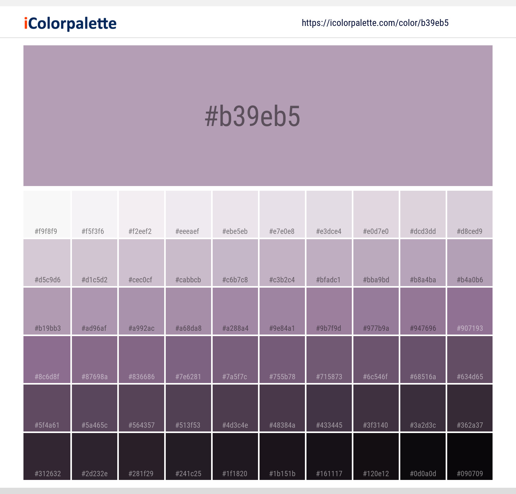Pastel Purple Information Hsl Rgb Pantone