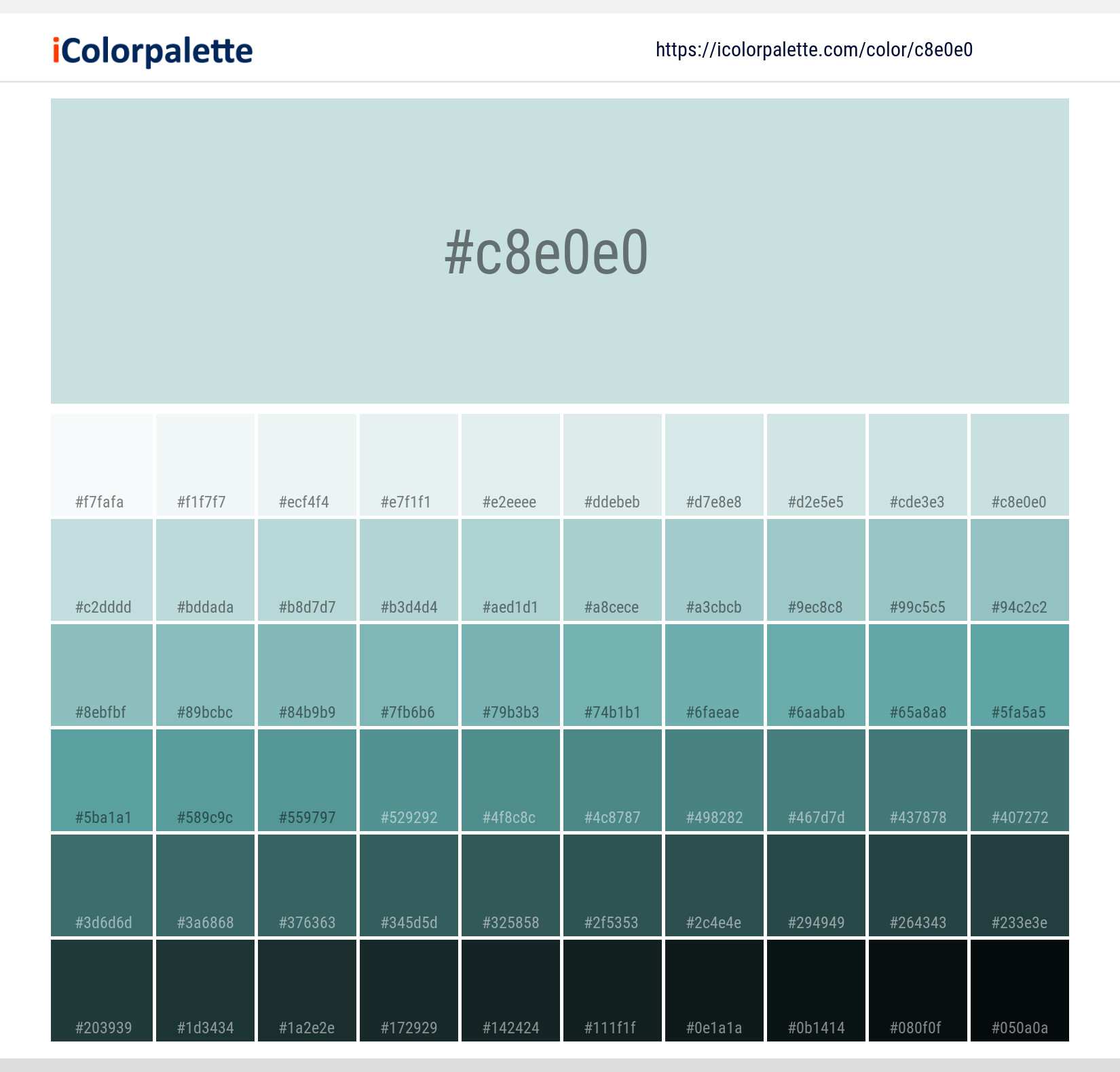 pantone-12-4604-tcx-skylight-color-hex-color-code-c8e0e0-information