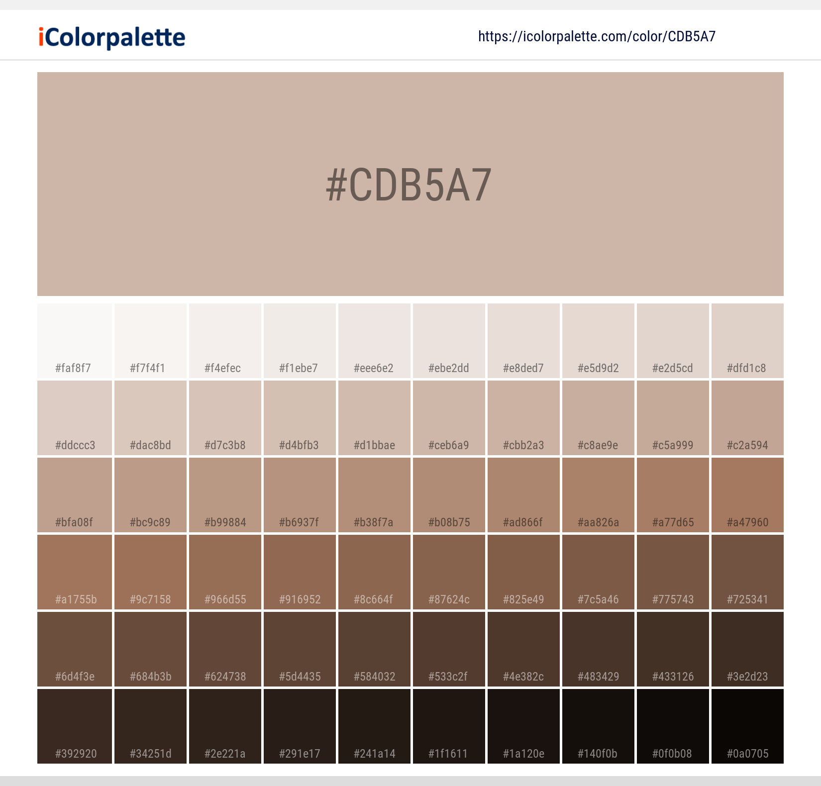 Pantone 4745 C Color, Hex color Code #CDB5A7 information