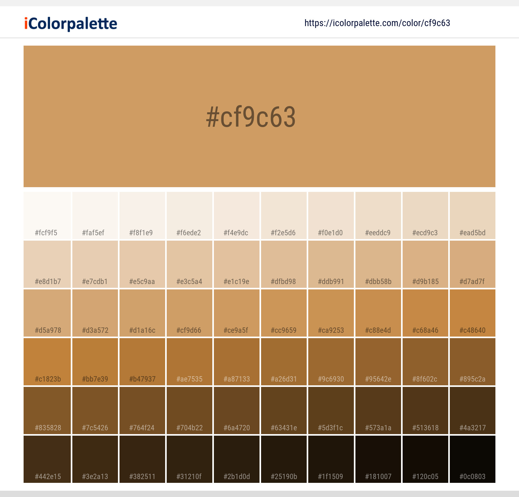 Pantone 16-1144 Tcx Oak Buff Color Hex color Code #CF9C63 information Hsl R...