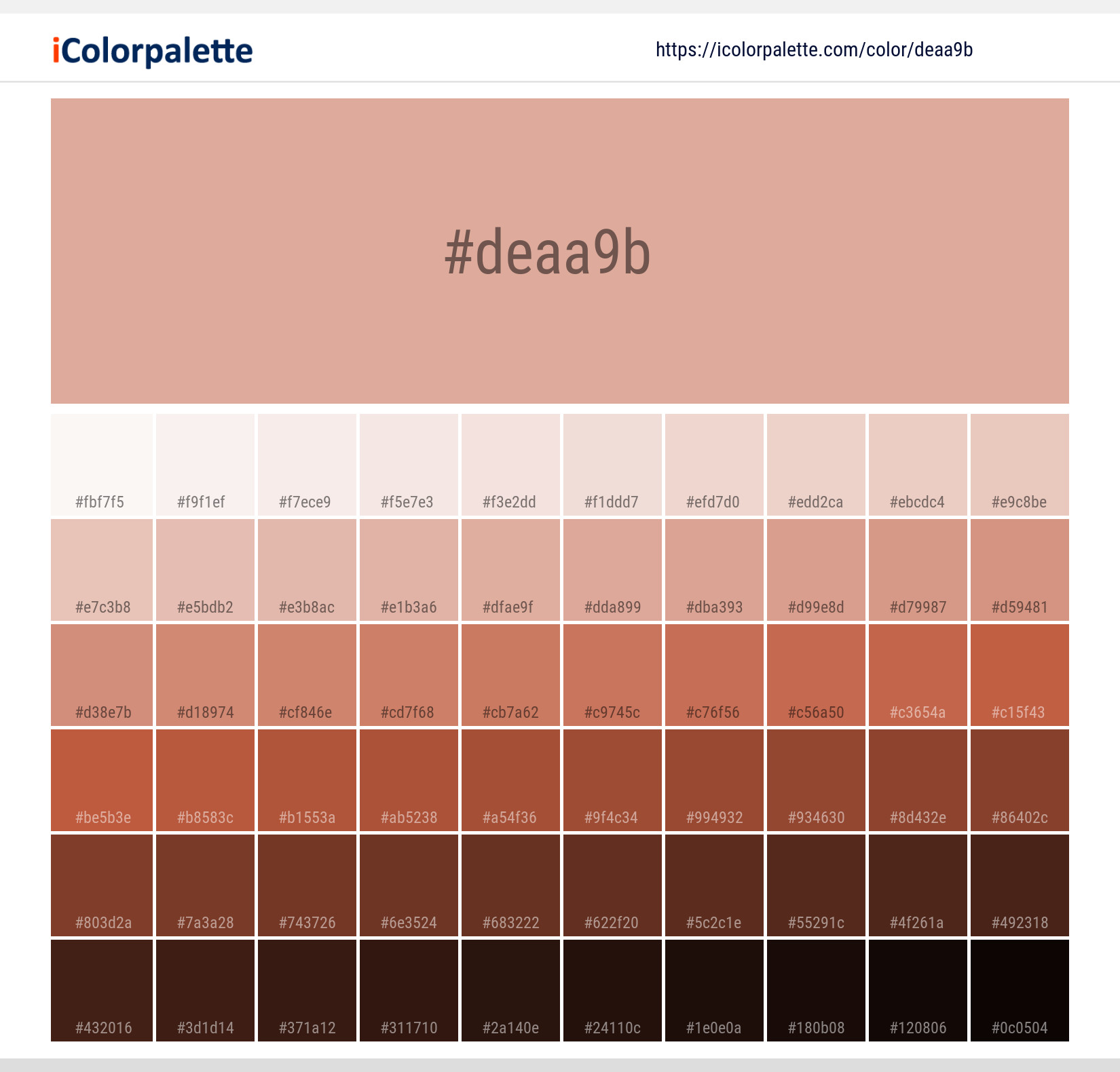 Pantone 14 1316 Tcx Dusty Pink Color Hex Color Code DEAA9B 