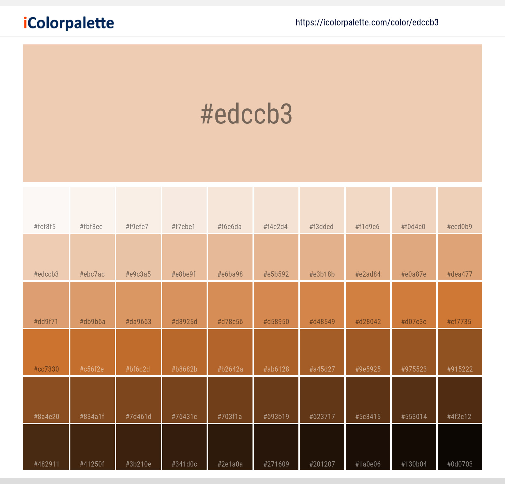 Cashew Nut information Hsl Rgb Pantone