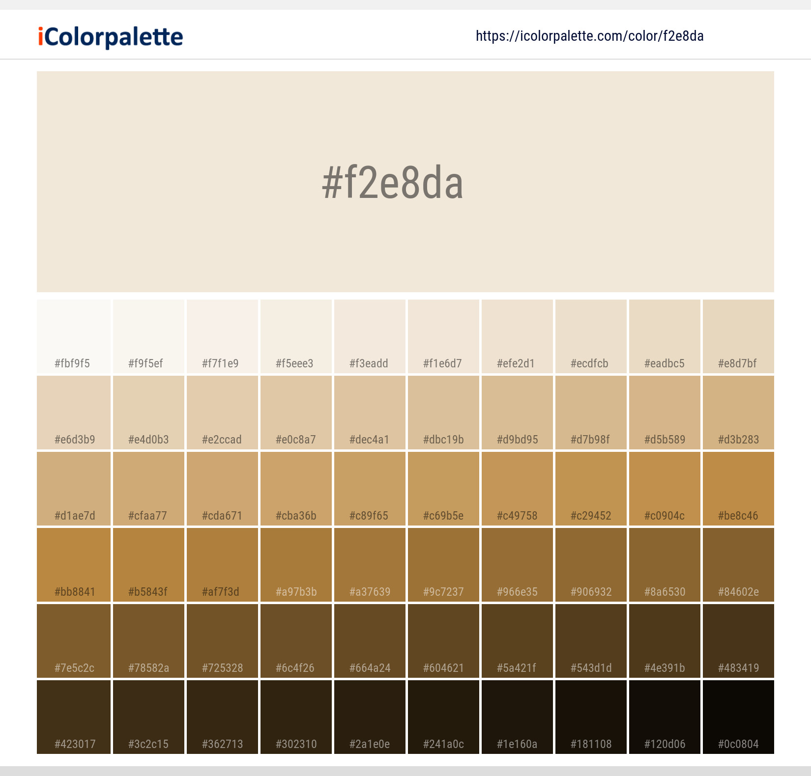 pantone-11-0606-tcx-pristine-color-hex-color-code-f2e8da-information