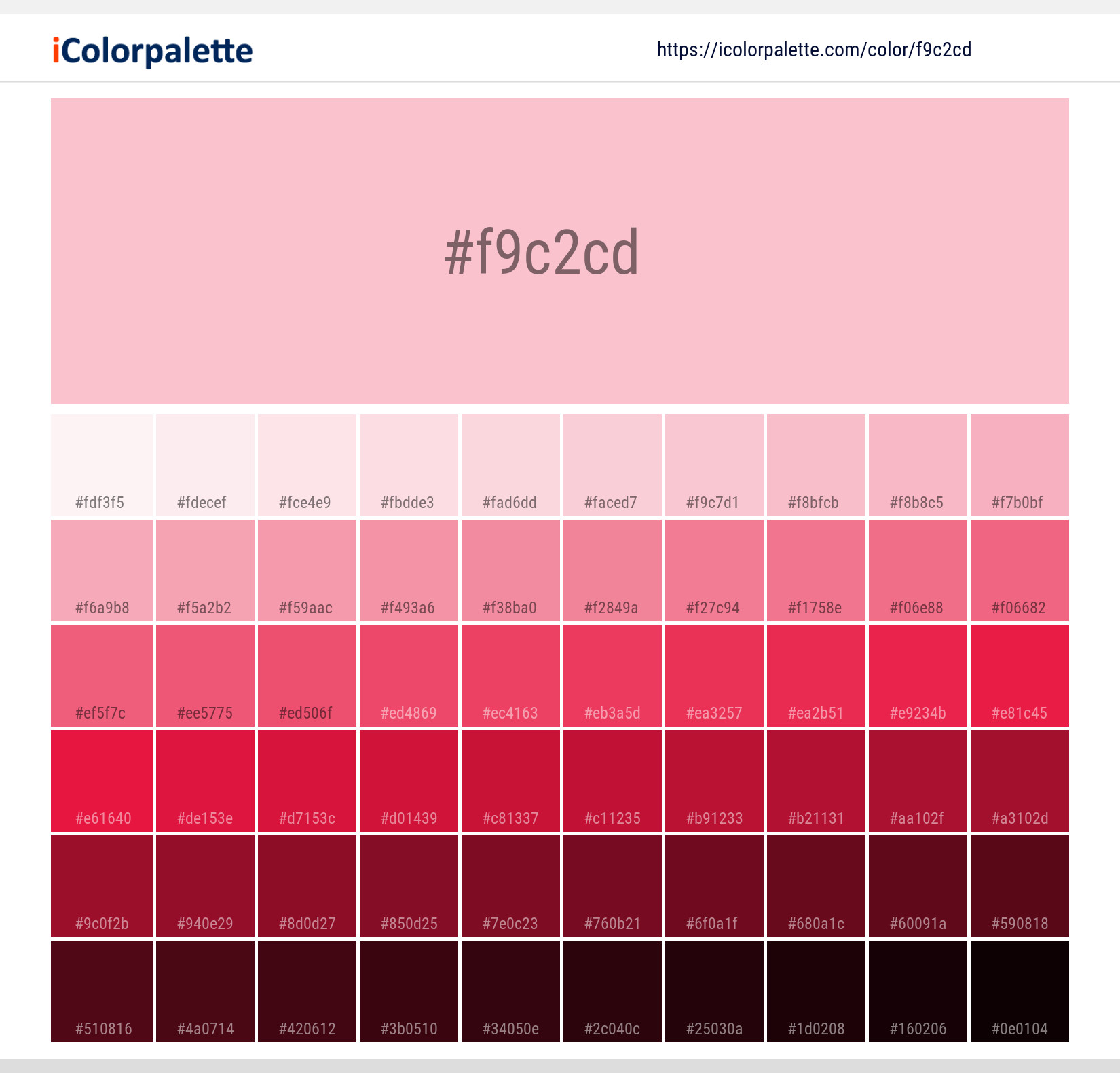 ♡‪‪❤︎‬♡ Nadeshiko Pink color - #F6ADC6 - The Official Register of