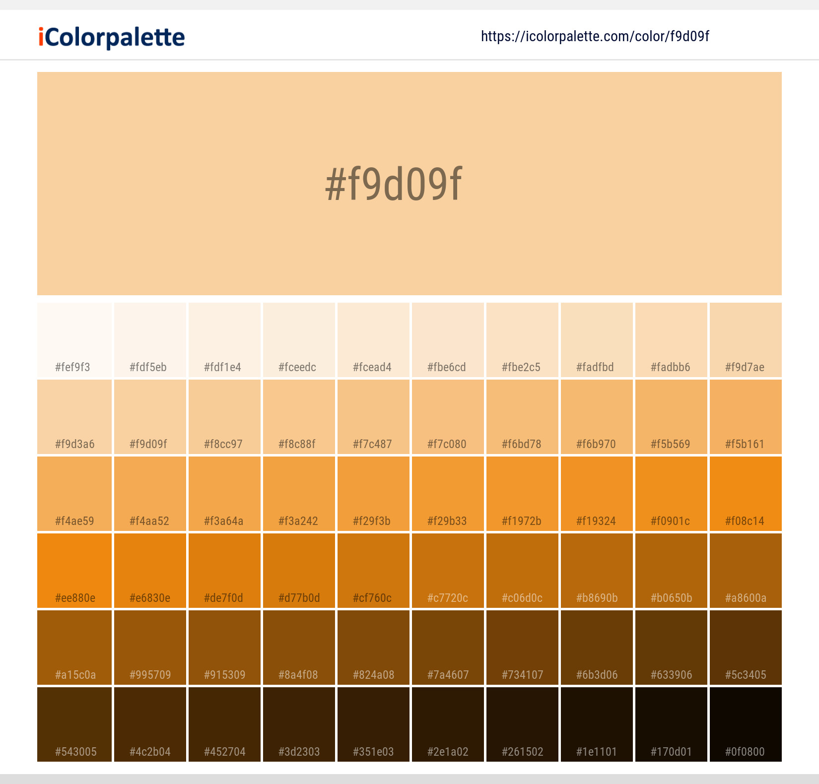 Ginger Peach information Hsl Rgb Pantone
