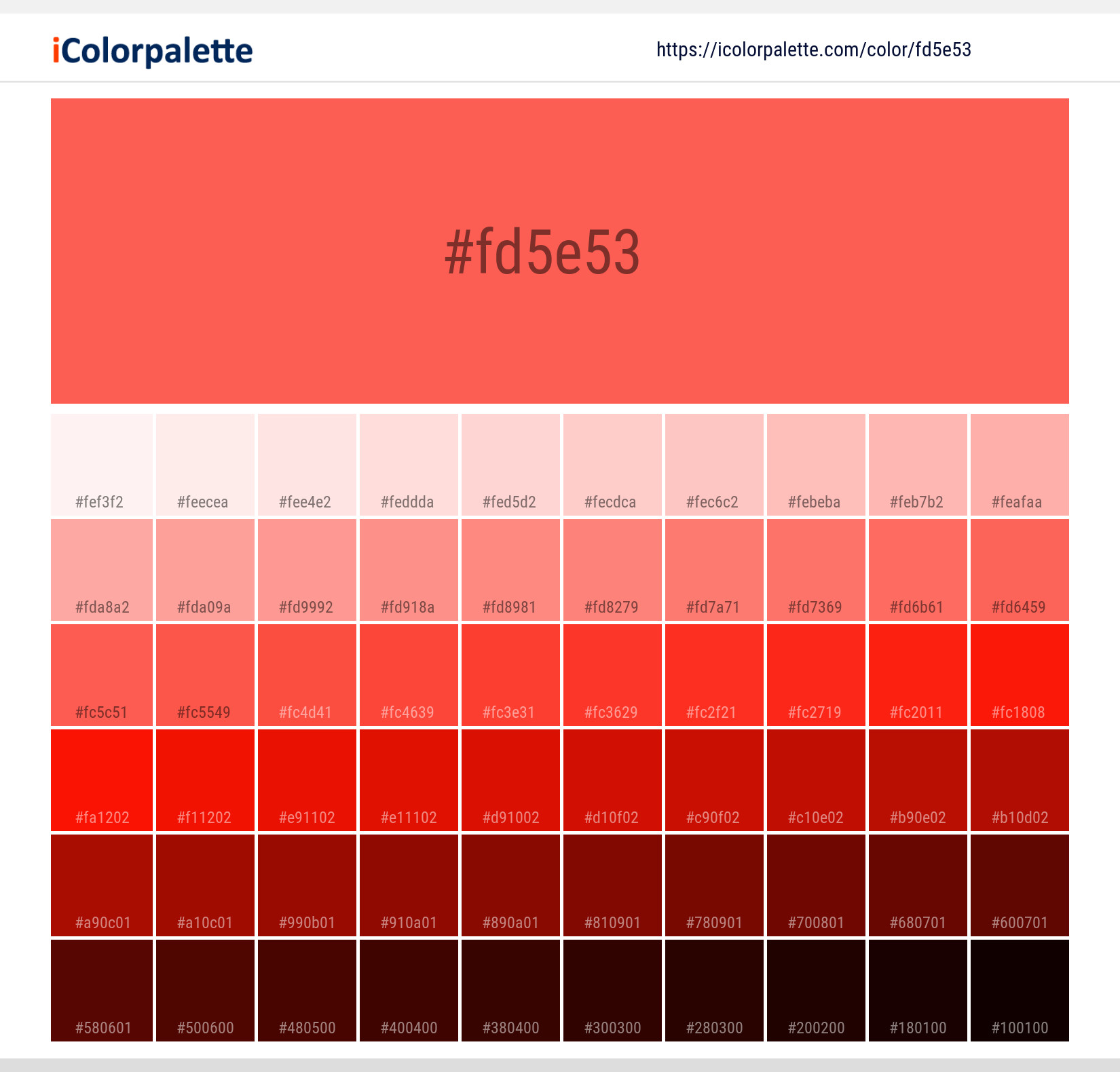 Sunset orange information hsl rgb pantone
