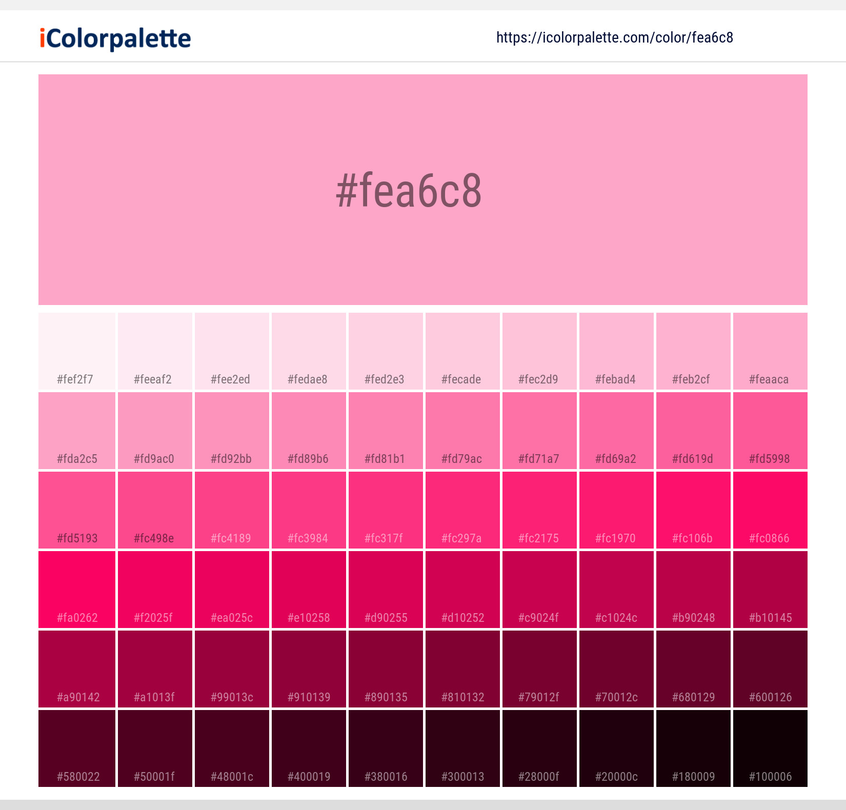 Taffy Pink information Hsl Rgb Pantone