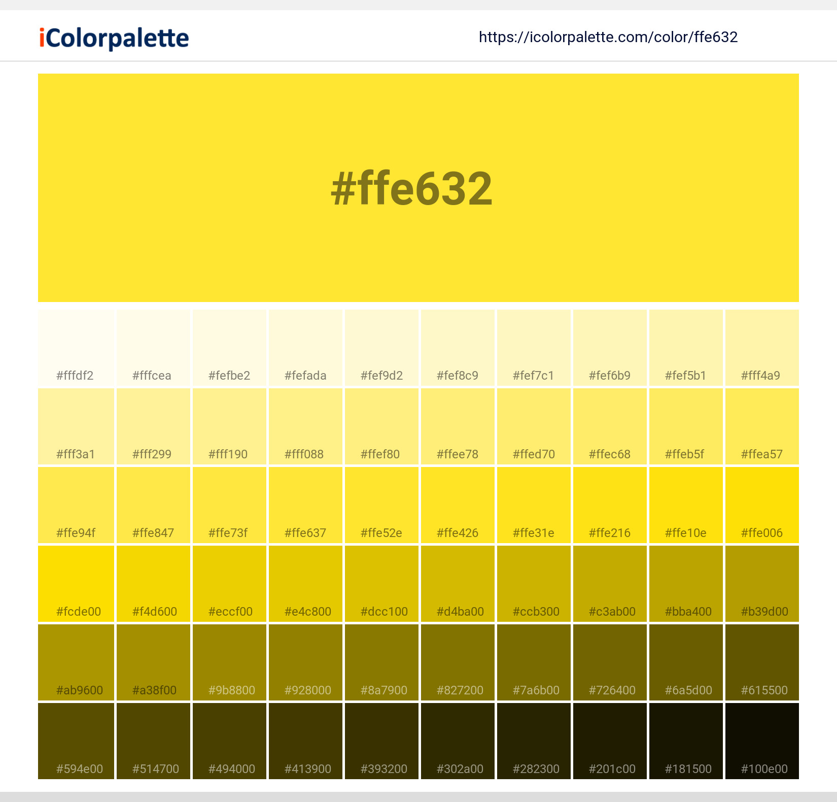 Highlighter (similar) Color | ffe632 information | Hsl | Rgb | Pantone